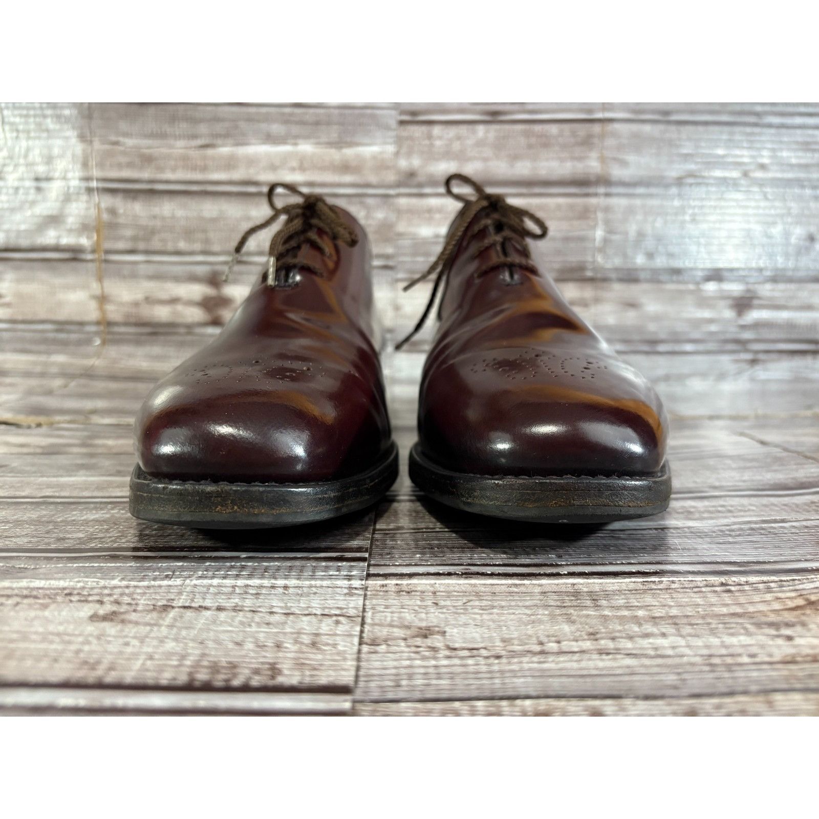 Sanders Sanders of England Finsbury Wholecut Dress Shoes Mens SZ 10. Size US 10.5 / EU 43-44 - 2 Thumbnail