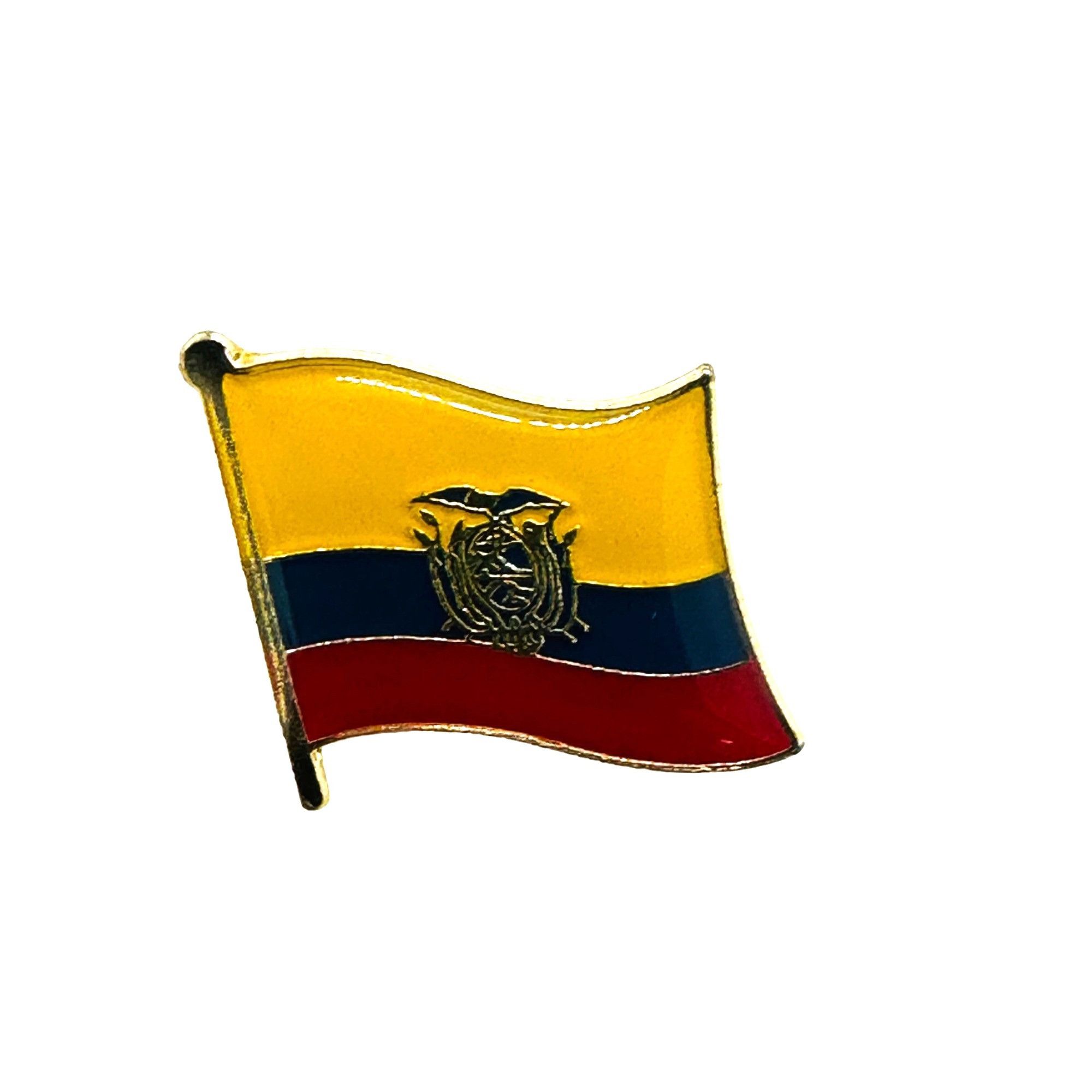 Other ✨Ecuadorian Flag Enamel Pin Yellow Blue Red Broch Patriotic Size ONE SIZE - 7 Thumbnail