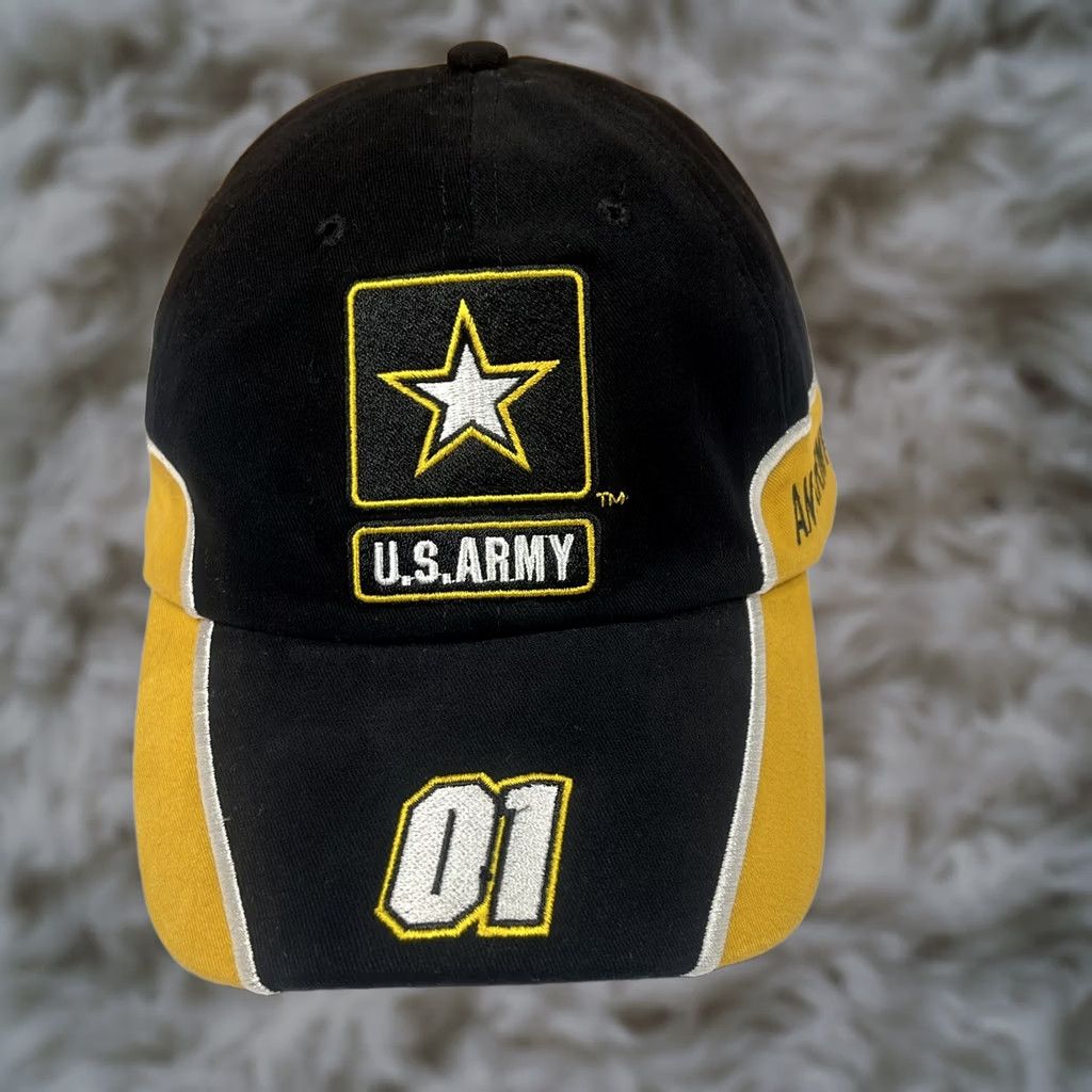 Chase Authentics Chase Authentics NASCAR US Army Adult Adjustable StrapBack Baseball Hat Cap Size ONE SIZE - 1 Thumbnail