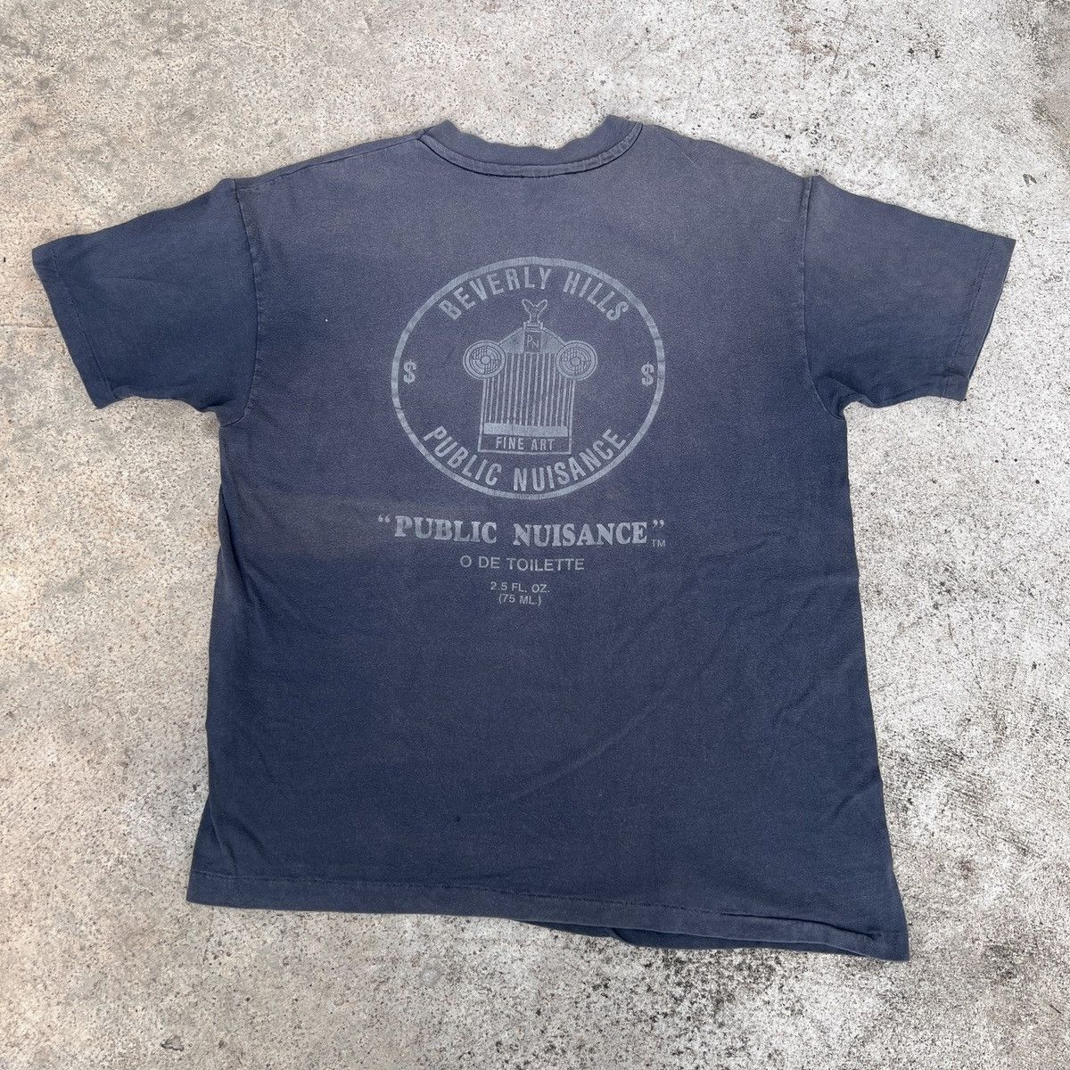 Vintage Vintage 90s Public Nuisance Faded graphic streetwear Size US XL / EU 56 / 4 - 2 Thumbnail