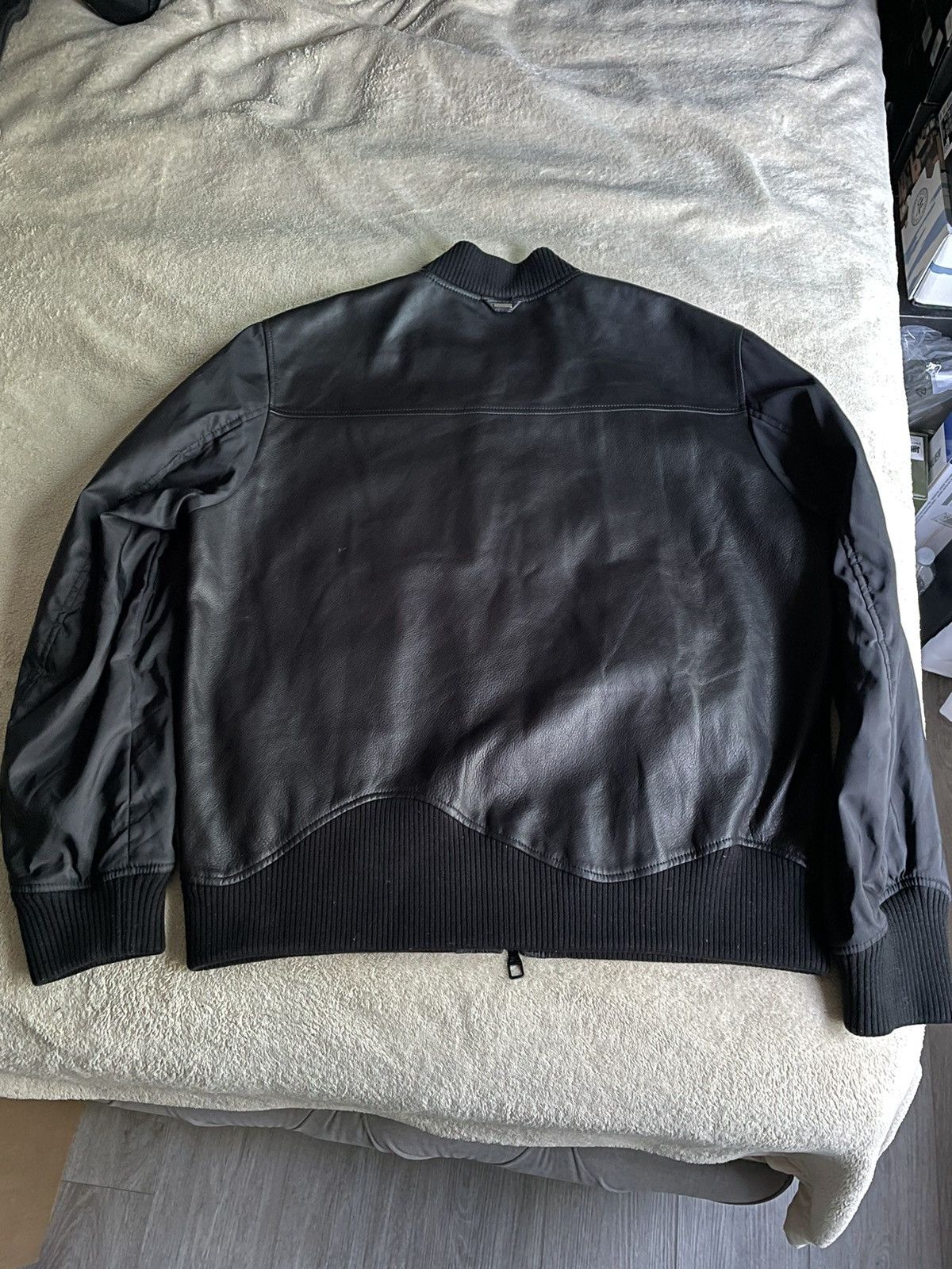Louis Vuitton Louis Vuitton Reversible Black Leather Monogram Jacket Size US M / EU 48-50 / 2 - 5 Thumbnail