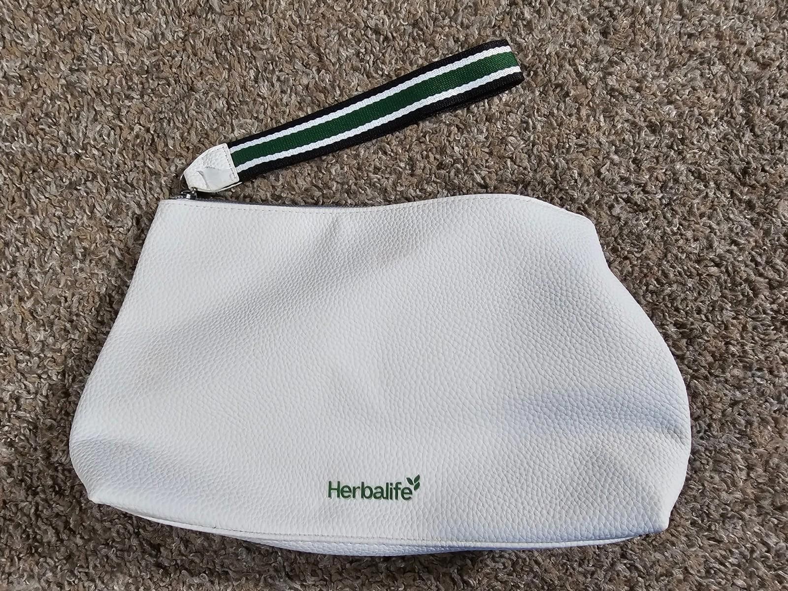 Other Herbalife White Handbag Purse With Hand Wrist Strap Size ONE SIZE - 1 Thumbnail