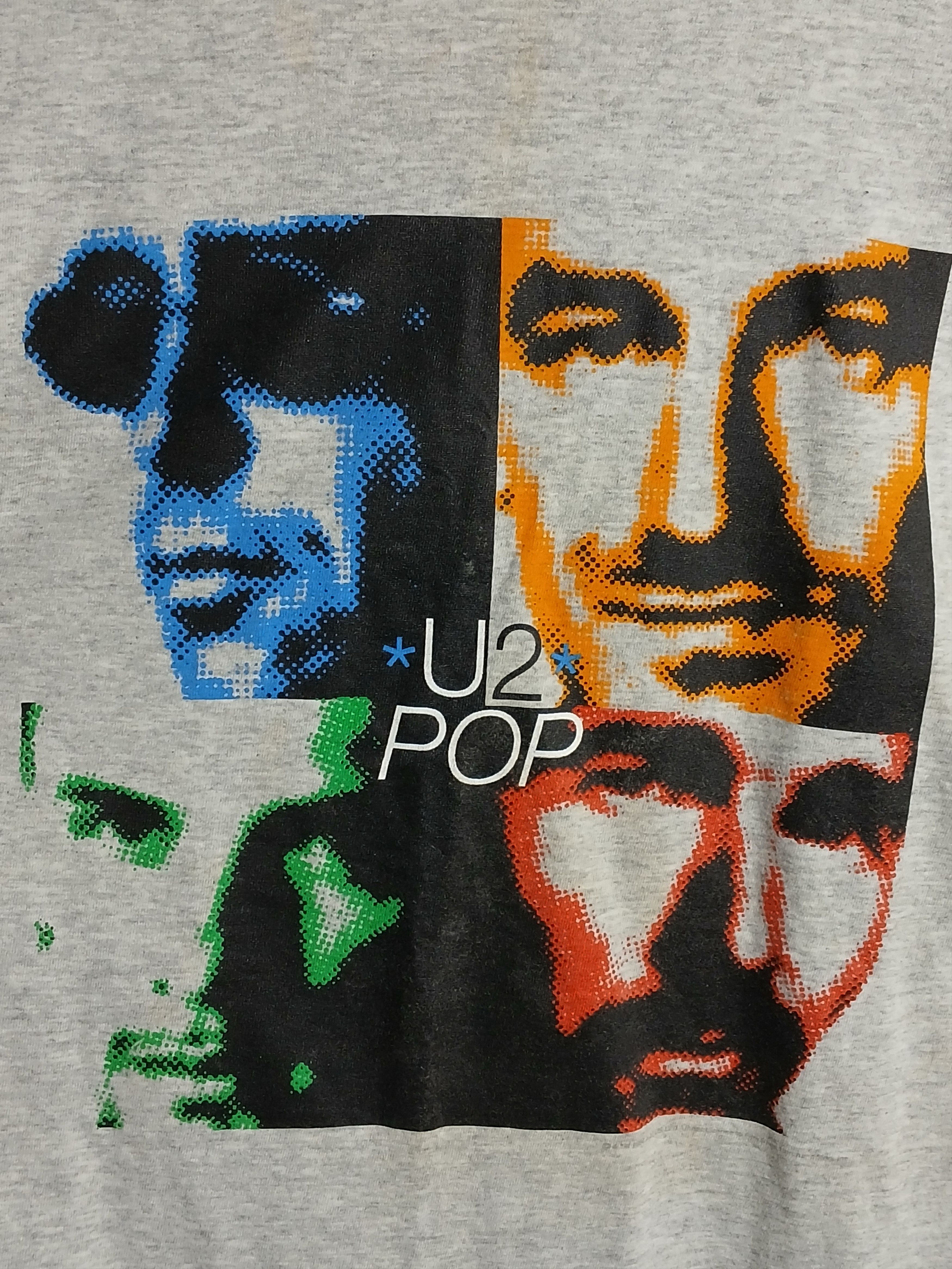 Band Tees × Vintage Vintage U2 Pop Mart Tour 1997 T-Shirt Size US L / EU 52-54 / 3 - 3 Thumbnail