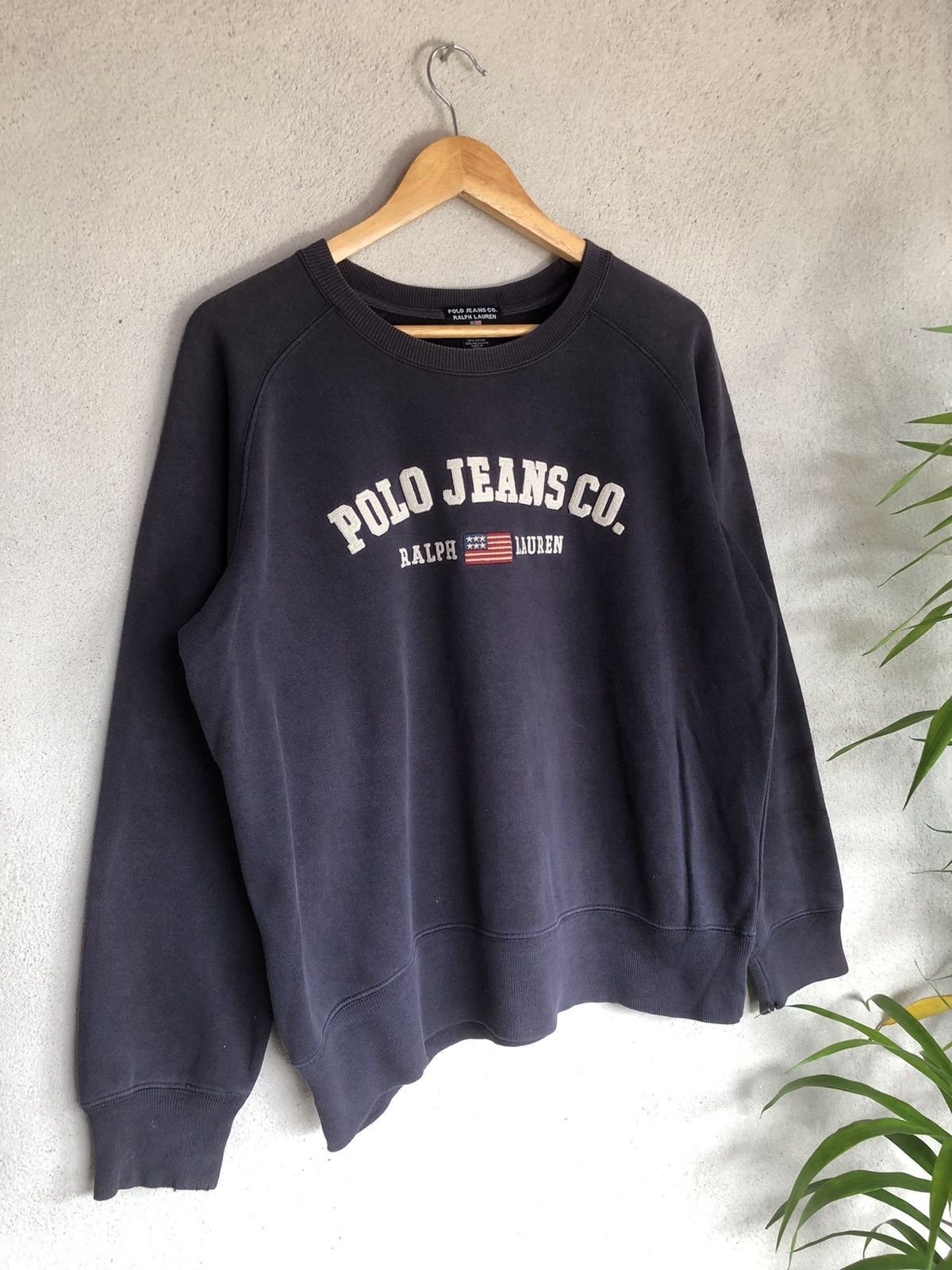 Japanese Brand × Polo Ralph Lauren × Vintage Vintage Y2K Polo Jeans Ralph Lauren Sweatshirt Boxy Size US XL / EU 56 / 4 - 3 Thumbnail