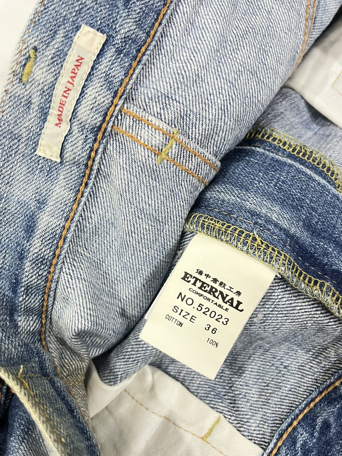 Eternal Vintage Eternal Japan Crops Distress Patchwork Jeans Size 36 Size US 36 / EU 52 - 7 Thumbnail