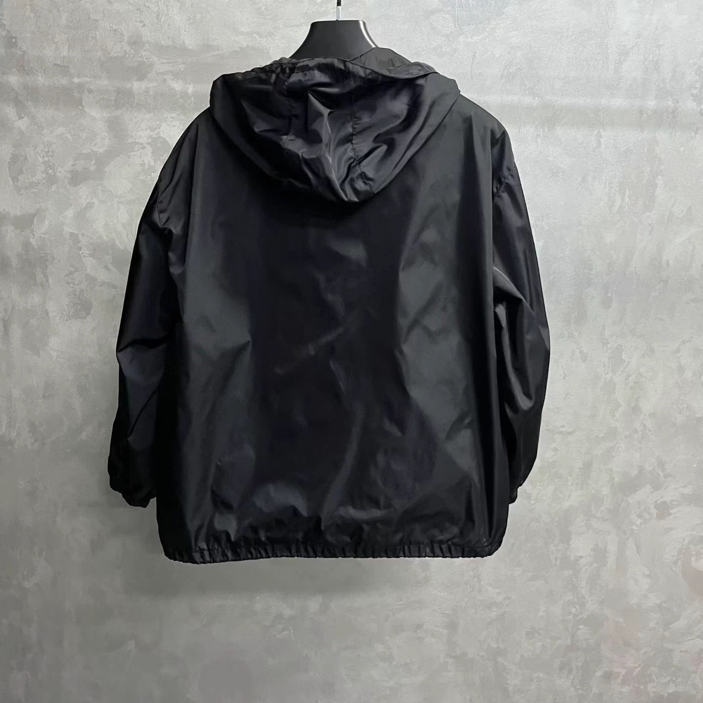 Prada Prada Black Logo Hooded Belted Jacket Size US S / EU 44-46 / 1 - 2 Thumbnail