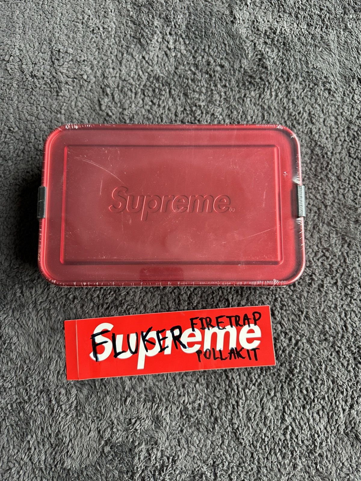 Supreme storage boxes Supreme SIGG Large Metal Box Plus | Grailed
