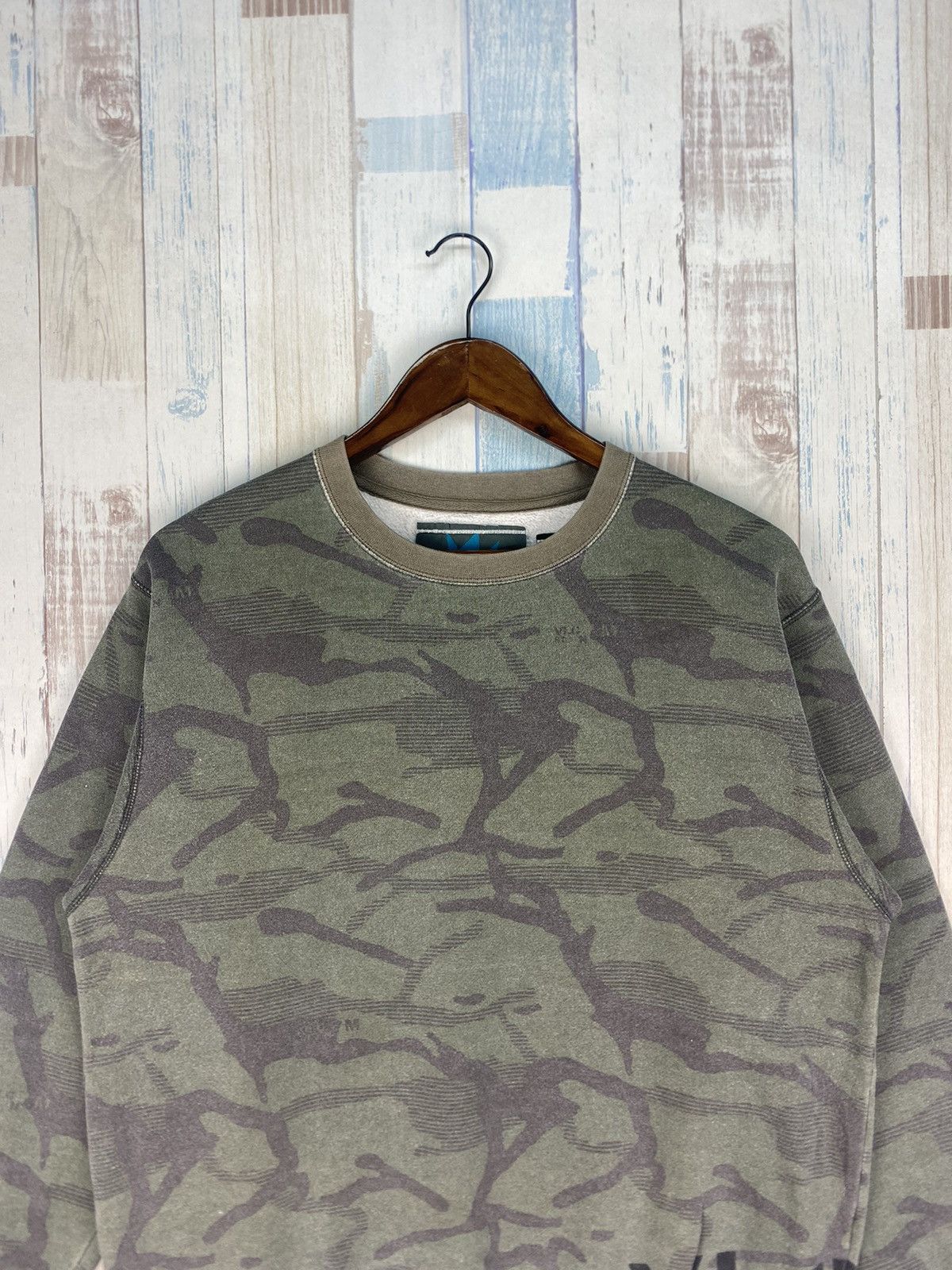 Vintage × Volcom Vintage Volcomscout Camouflage Sweatshirt Size US M / EU 48-50 / 2 - 2 Thumbnail