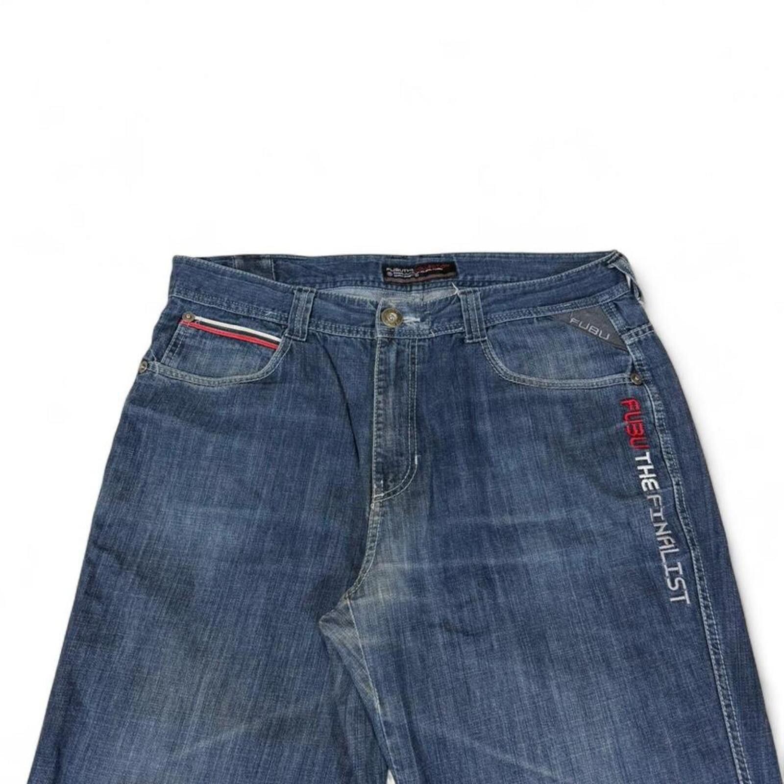 Fubu FUBU The Finalist baggy style denim jeans Size US 35 - 4 Thumbnail