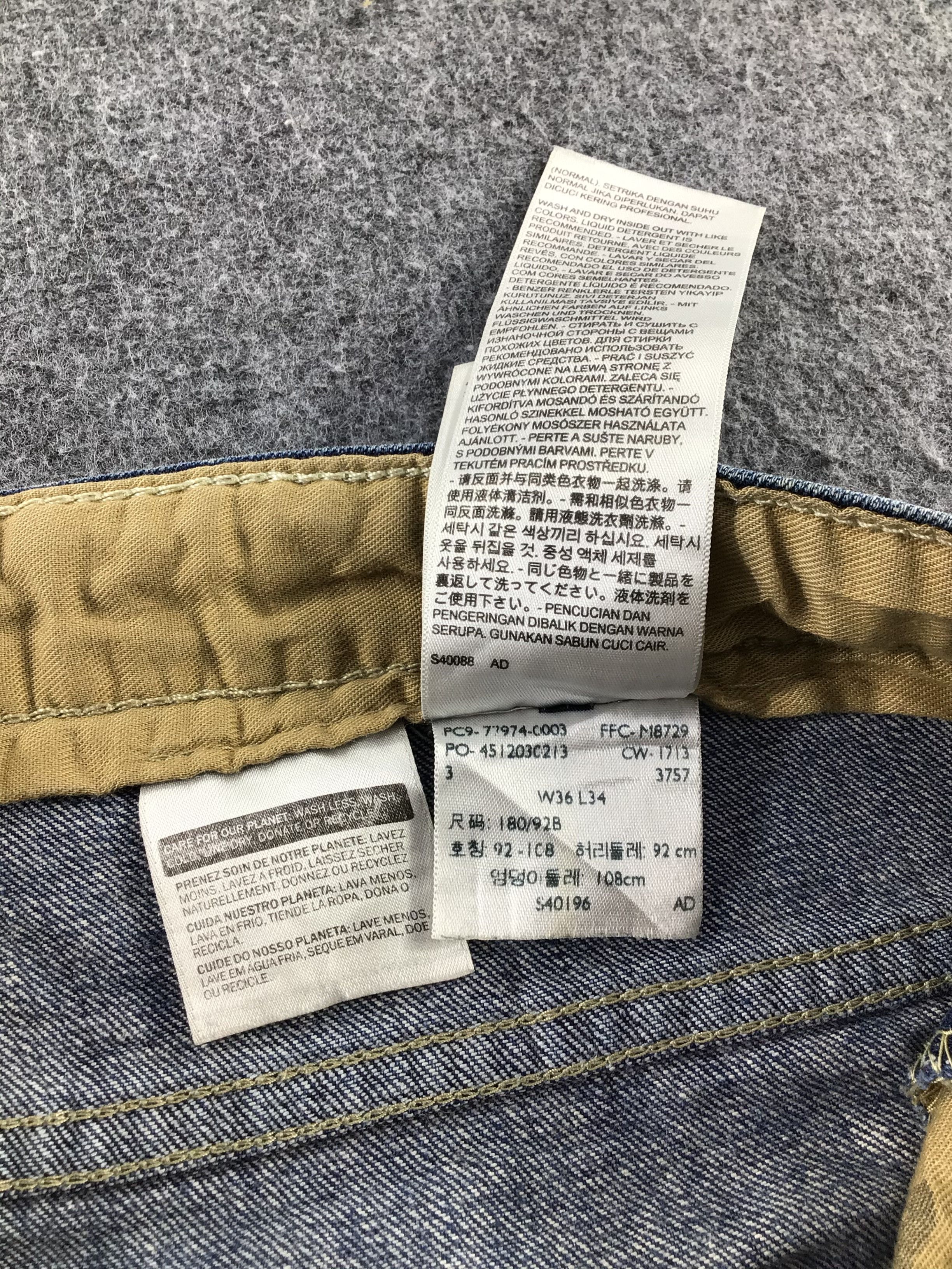 Levi's × Vintage Vintage Levis 504 Jeans-JM731 Size US 37 - 12 Thumbnail