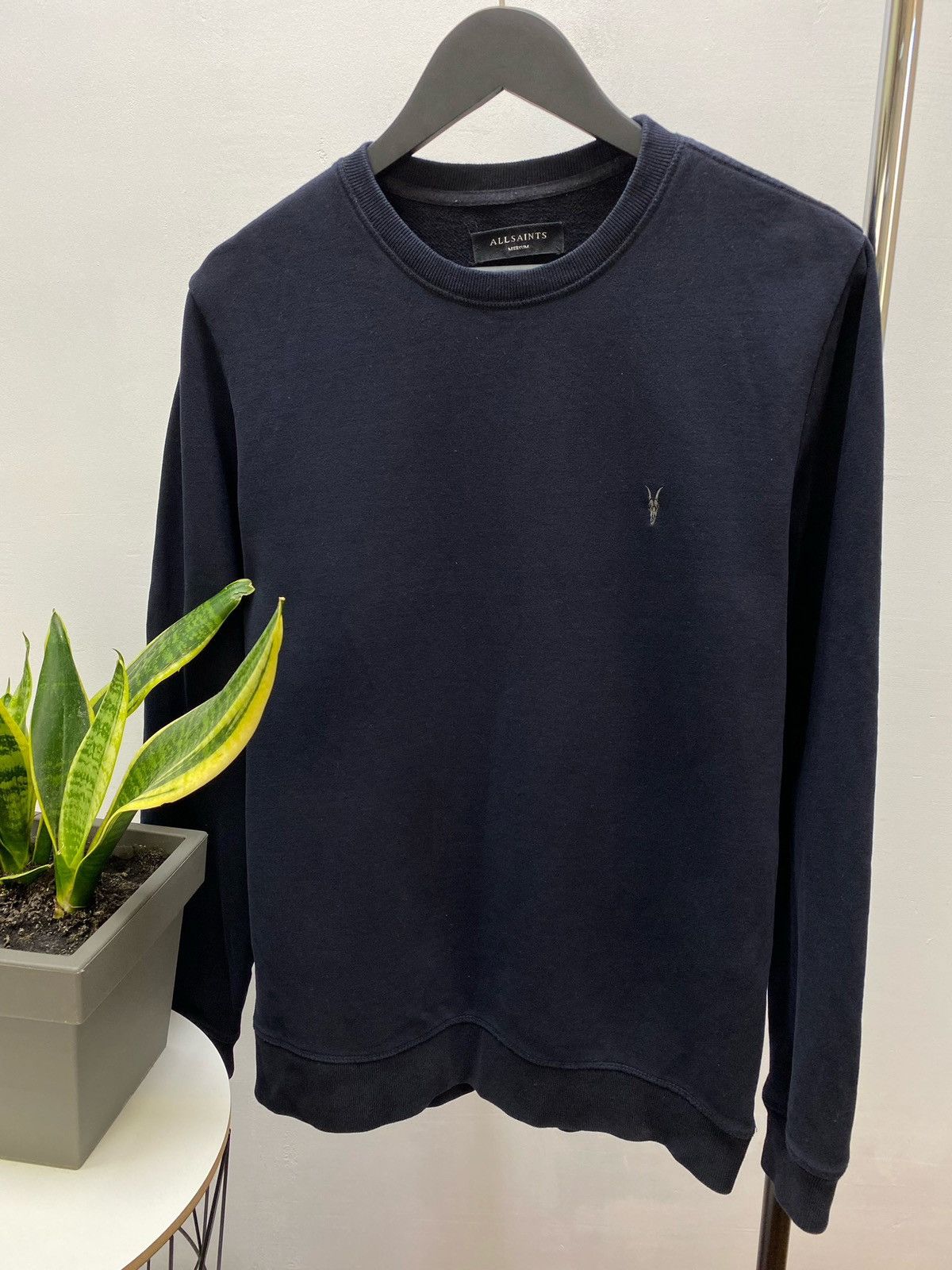 Allsaints × Vintage Vintage Allsaints Black Classic Sweatshirt Style Size US M / EU 48-50 / 2 - 6 Thumbnail
