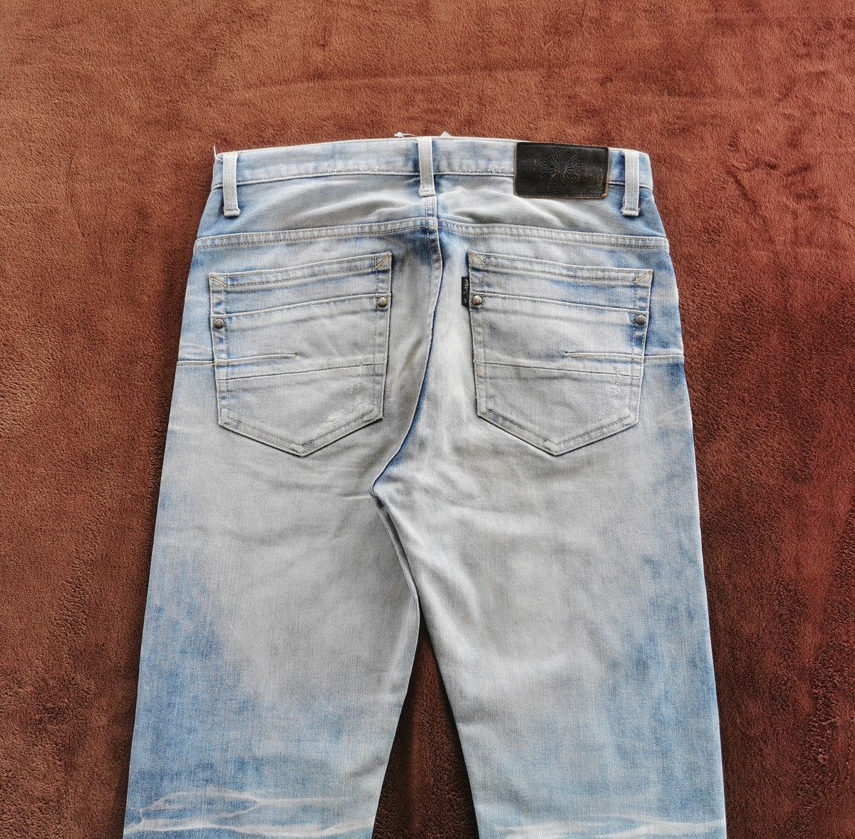 Tornado Mart Tornado Mart Distressed 3/4 Denim Jeans Size US 30 / EU 46 - 6 Thumbnail