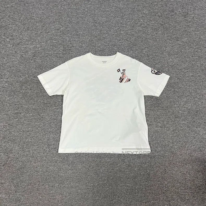 Hermes Hermes Pony Pattern Short Sleeve T-Shirt Size XXS / US 00 / IT 34 - 1 Thumbnail