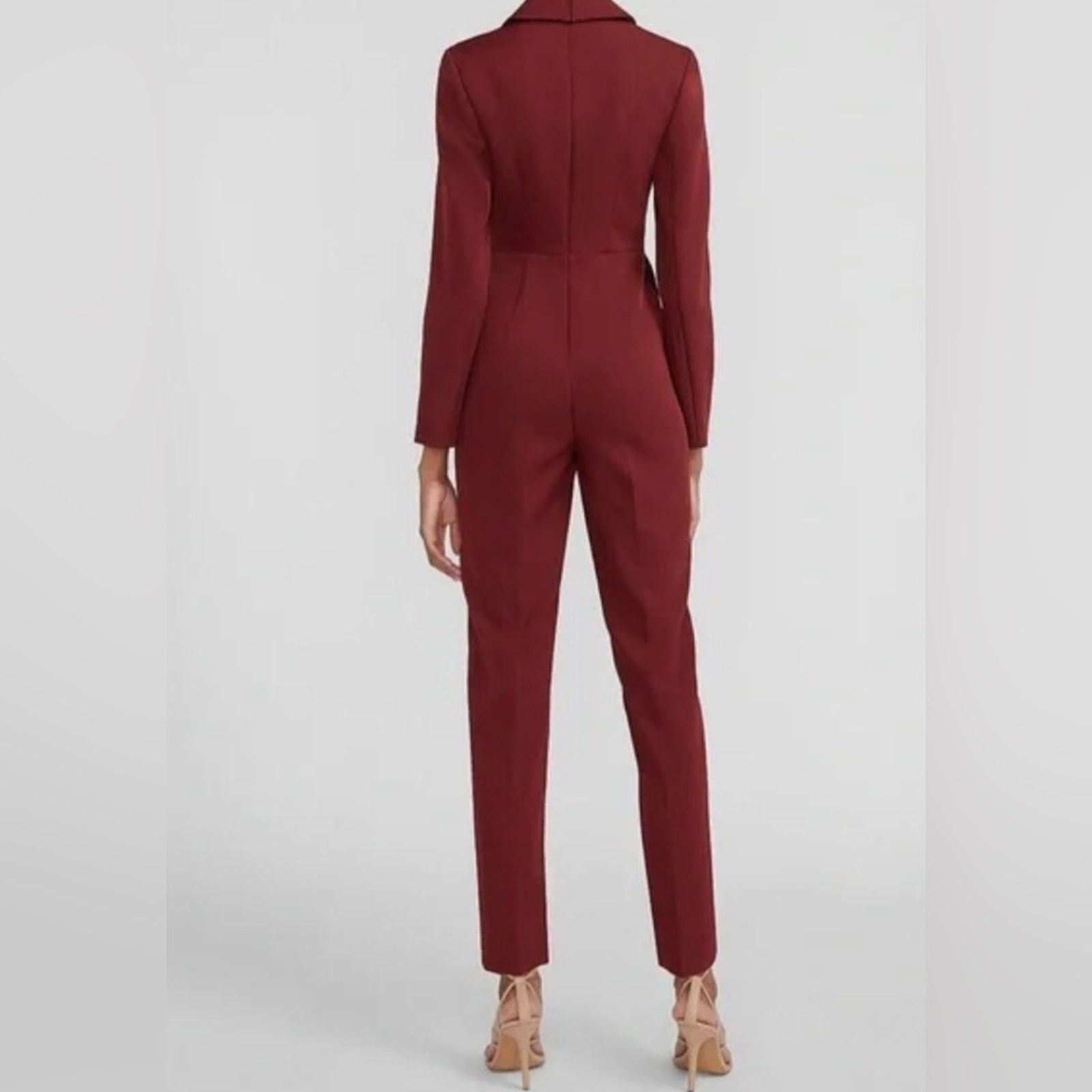 Express NWT Express Long Sleeve Jumpsuit 4 Size 27" / US 4 / IT 40 - 2 Thumbnail