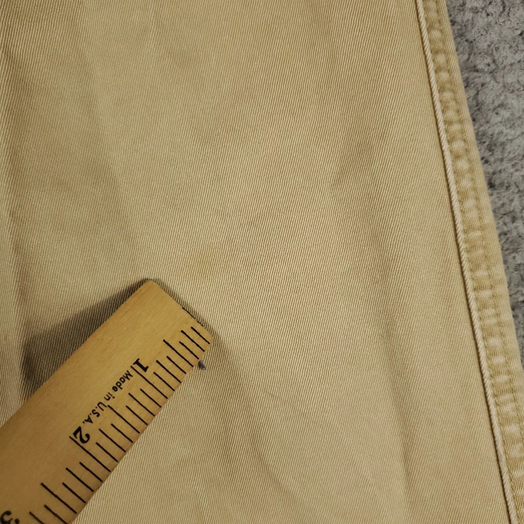 Hugo Boss HUGO BOSS Pants Mens 32 Chino Regular Brown 5-Pocket Flat Front Cotton Blend Inseam 31" Slim Straight Mens Size US 32 / EU 48 - 3 Thumbnail