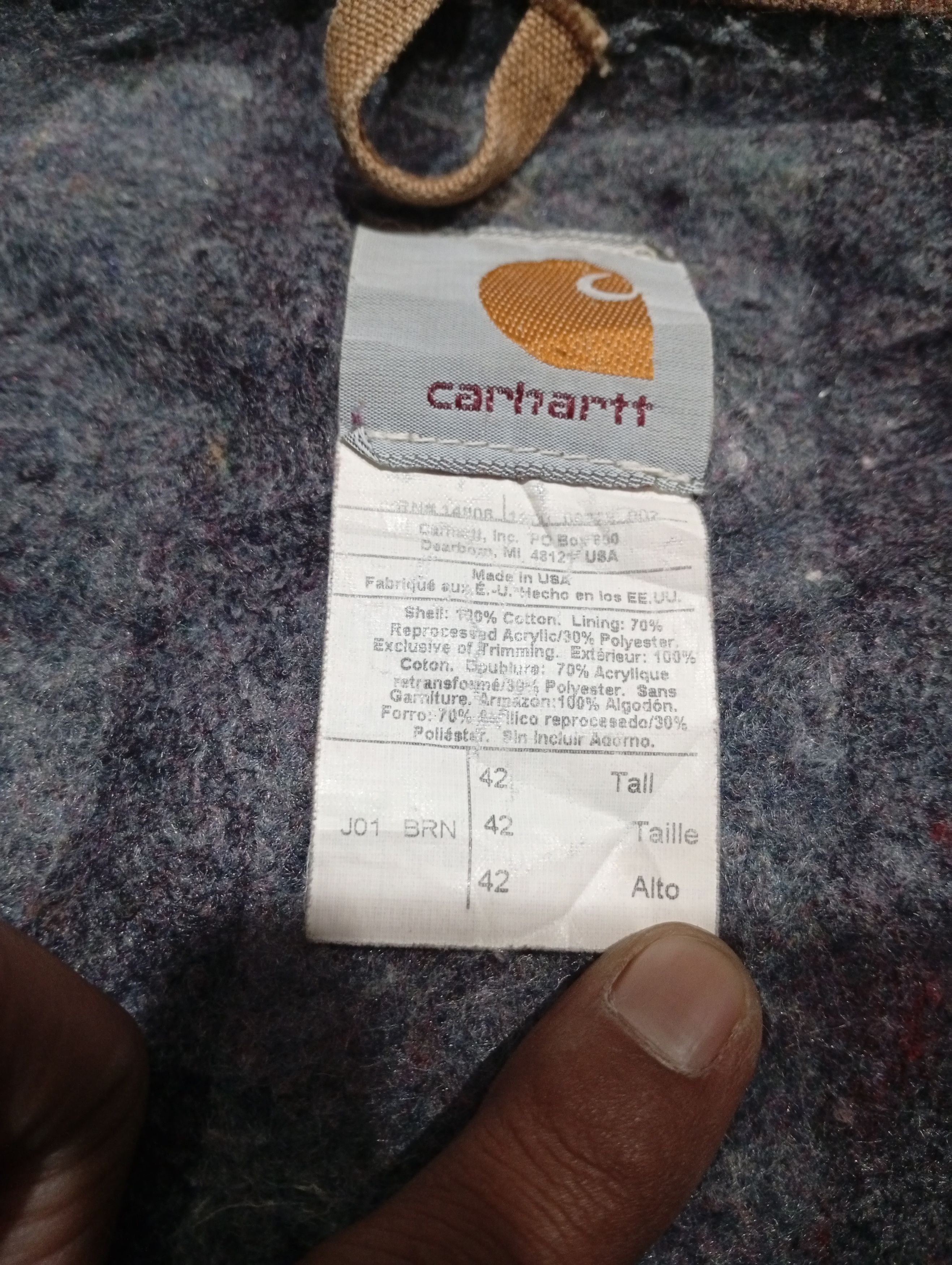 Carhartt VTG 80's carhatt detroit jacket Size US L / EU 52-54 / 3 - 8 Thumbnail
