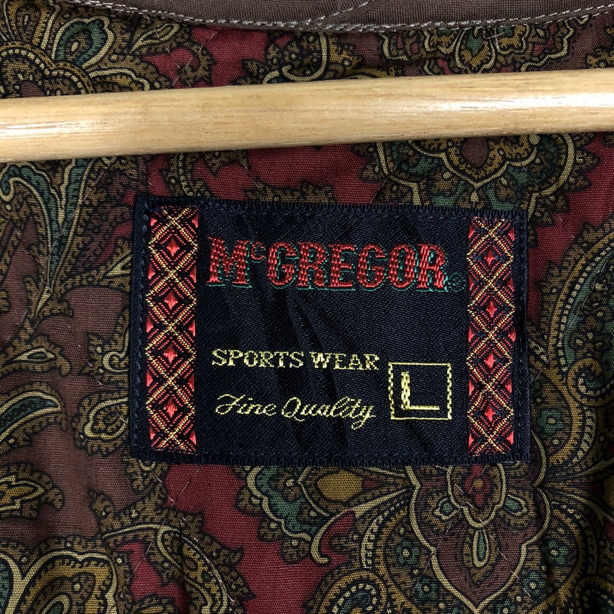 Japanese Brand 🔥90’s Vintage Bomber Jacket Wool Mc Gregor Issey Miyake Size US L / EU 52-54 / 3 - 13 Thumbnail