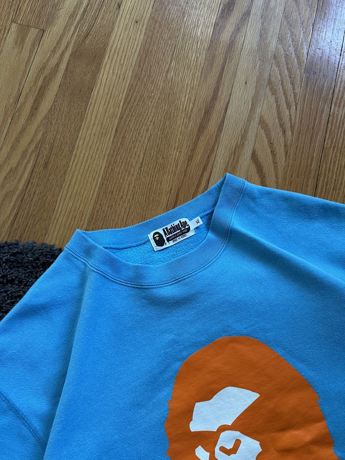 Bape Mad Ape Face Crewneck Size US XL / EU 56 / 4 - 7 Thumbnail