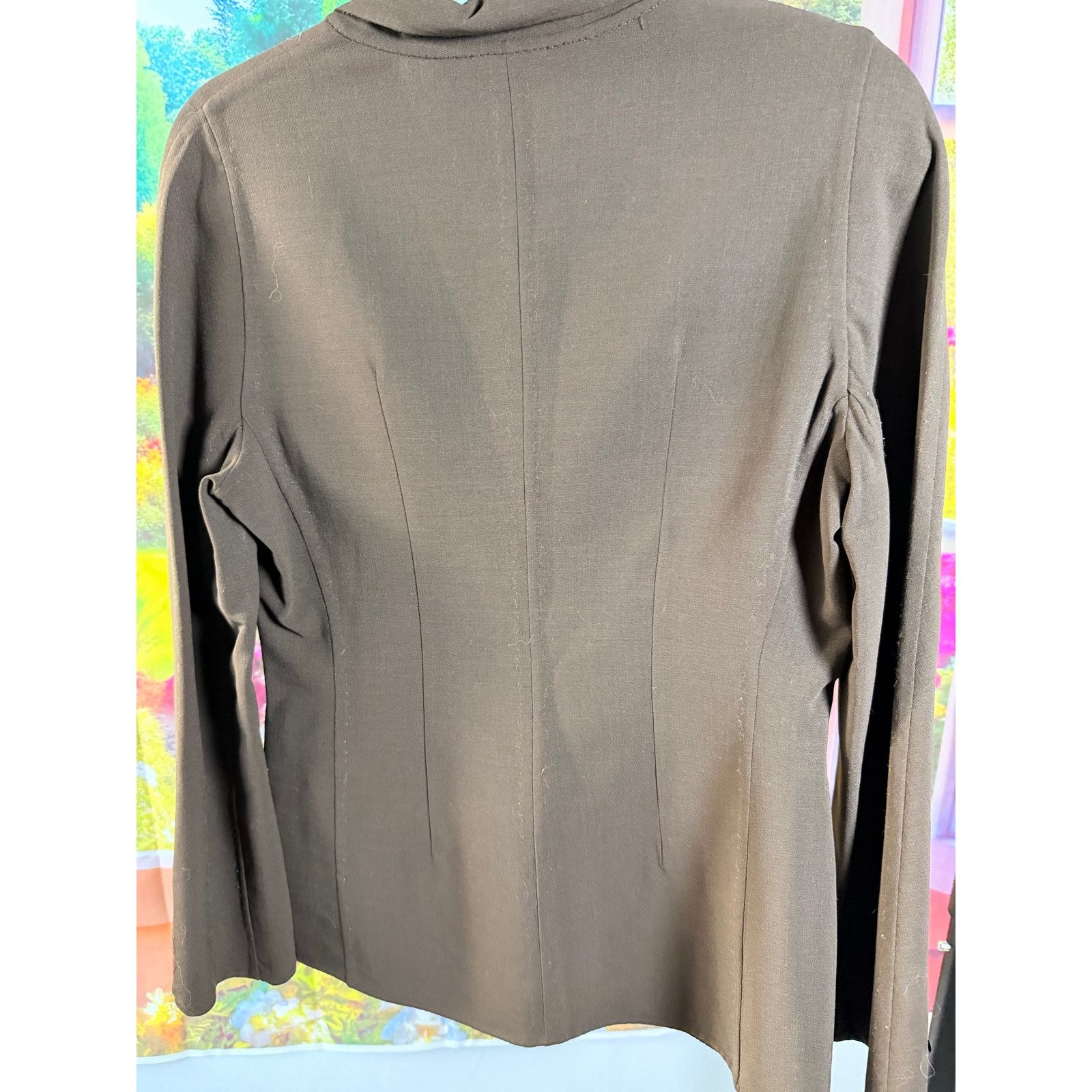 Agnona 0256 Agnona Wool Lycra Blazer IT 42 US 6 Brown Made Italy Size M / US 6-8 / IT 42-44 - 4 Thumbnail