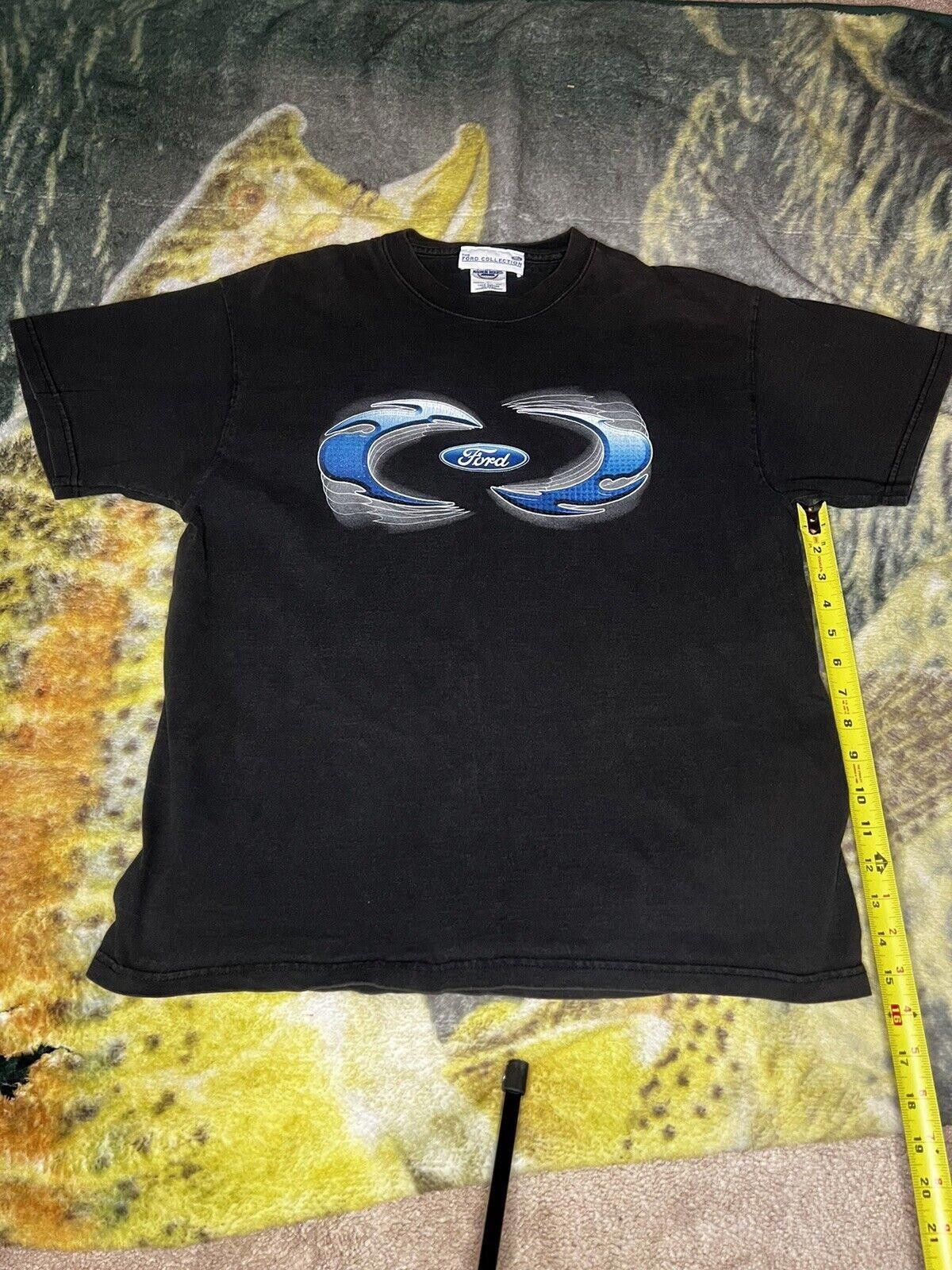 Ford Ford Logo Graphic T-Shirt - Black Casual Tee Size US L / EU 52-54 / 3 - 4 Thumbnail