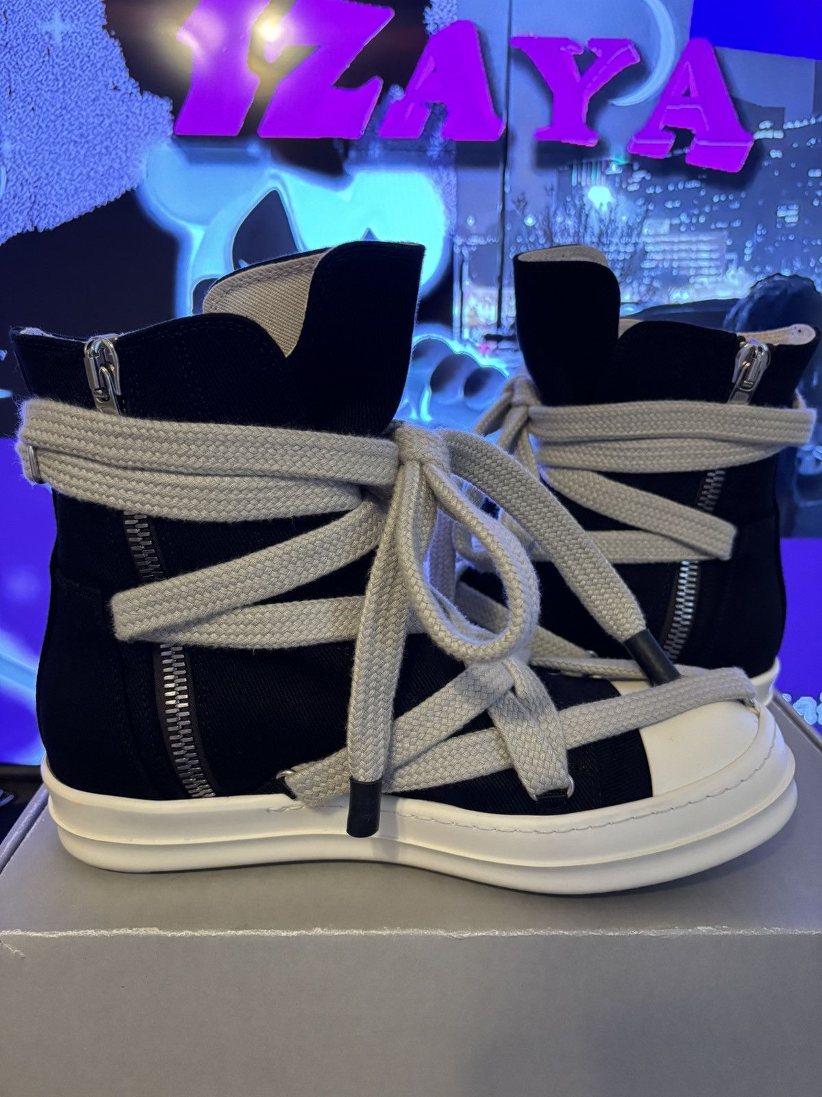 Rick Owens × Rick Owens Drkshdw Rick Owen Drkshdw Hexa Jumbo Lace Size US 8 / EU 41 - 4 Thumbnail