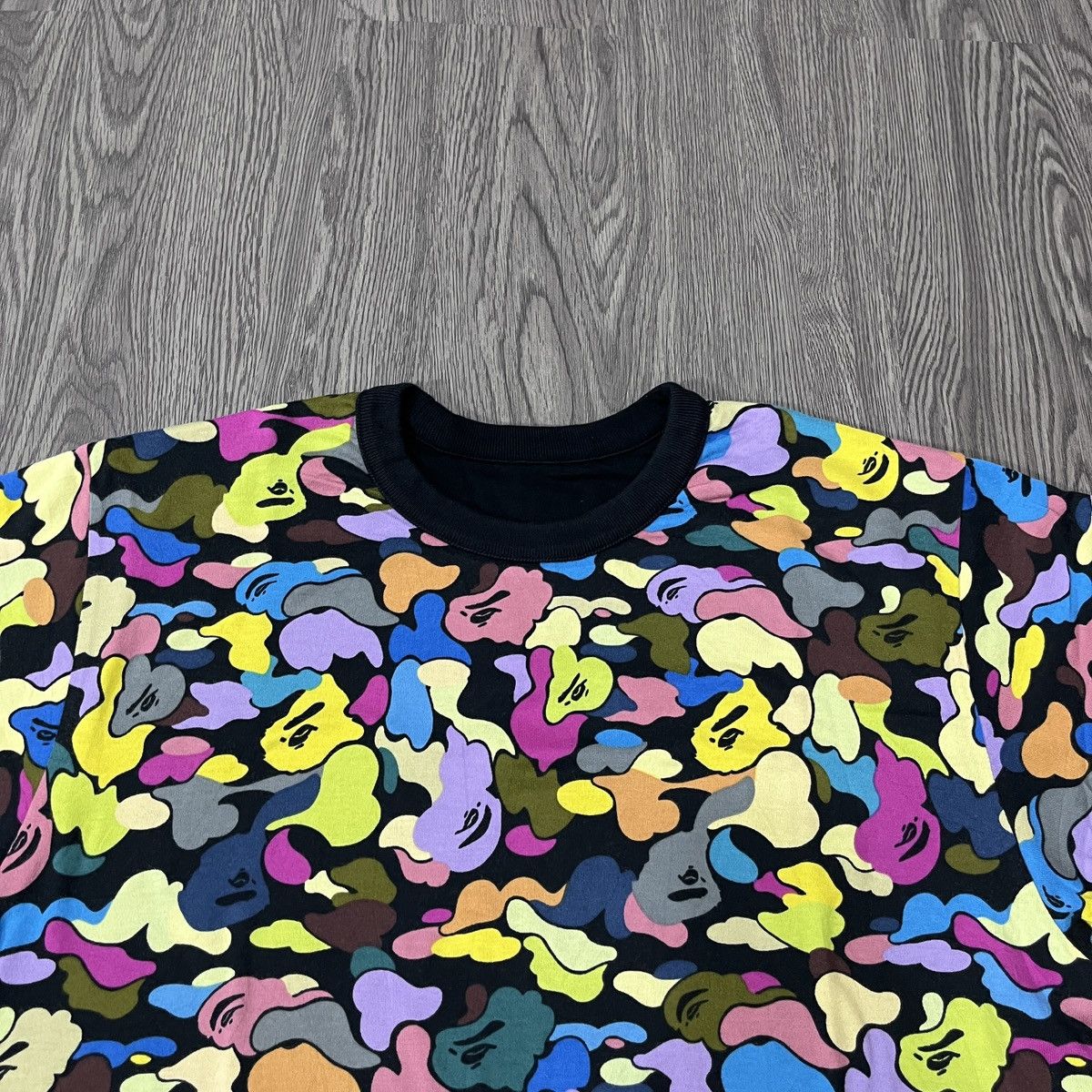Bape Rare A Bathing Ape OG Multi Color Camo Reversible T-shirt Size US M / EU 48-50 / 2 - 3 Thumbnail