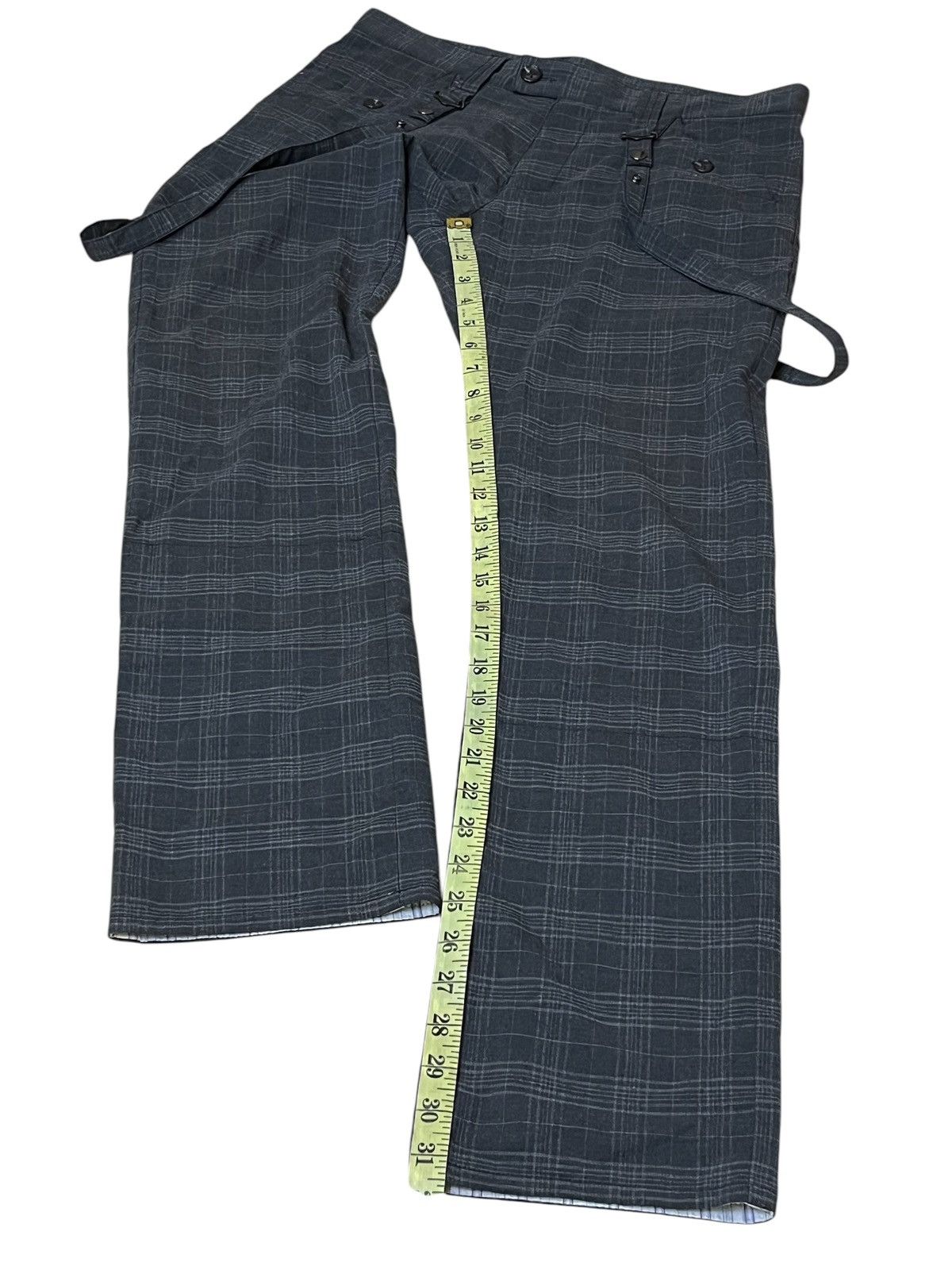 Punk and Yo JAPANESE COMME CA COMMUNE CHECKERED GOTHIC PUNK STYLE PANT Size US 31 - 16 Thumbnail