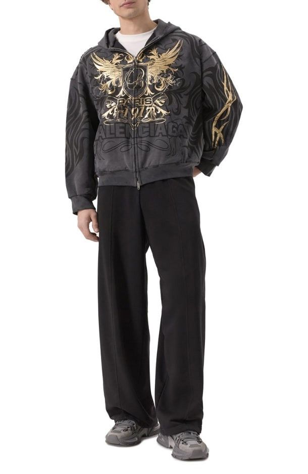 Balenciaga Balenciaga Tacky Gold Zip up Size US L / EU 52-54 / 3 - 9 Thumbnail