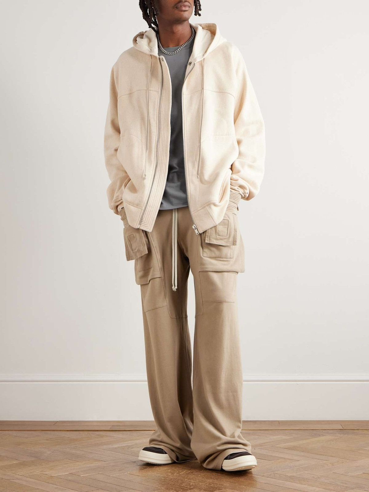 Rick Owens Drkshdw New Rick Owens DRKSDW Creatch Wide Cargo Pants Size XL Size US 34 / EU 50 - 1 Thumbnail