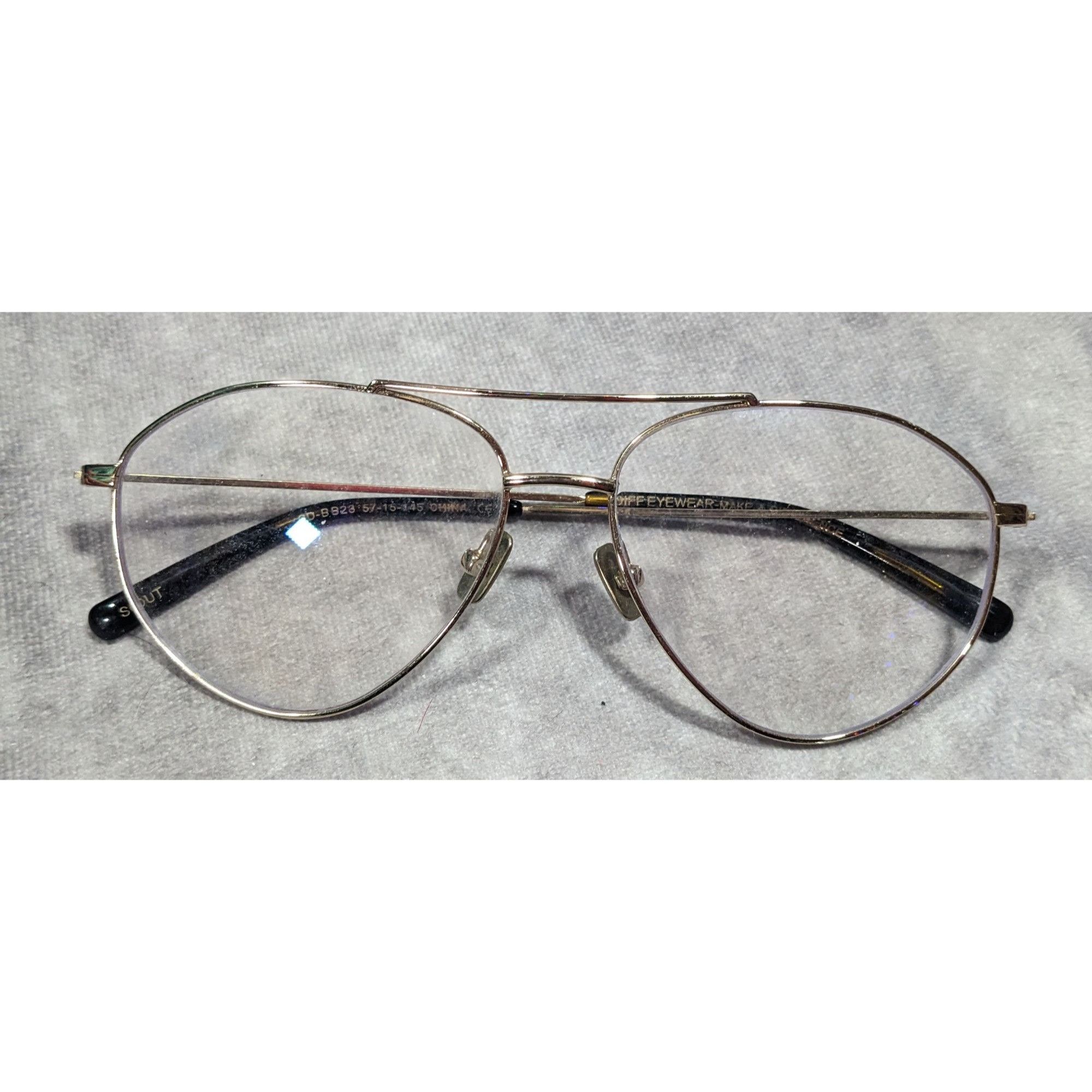 Other Diff Eyewear Scout Aviator Gold And Tortoise Blue Light Glas Size ONE SIZE - 2 Thumbnail