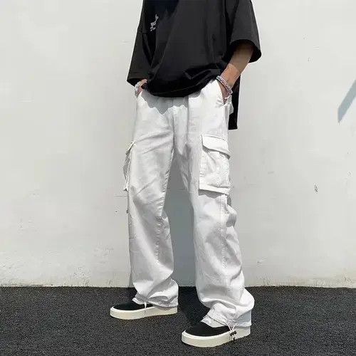 Other Cargo Pants White Utility Size US 29 - 1 Thumbnail