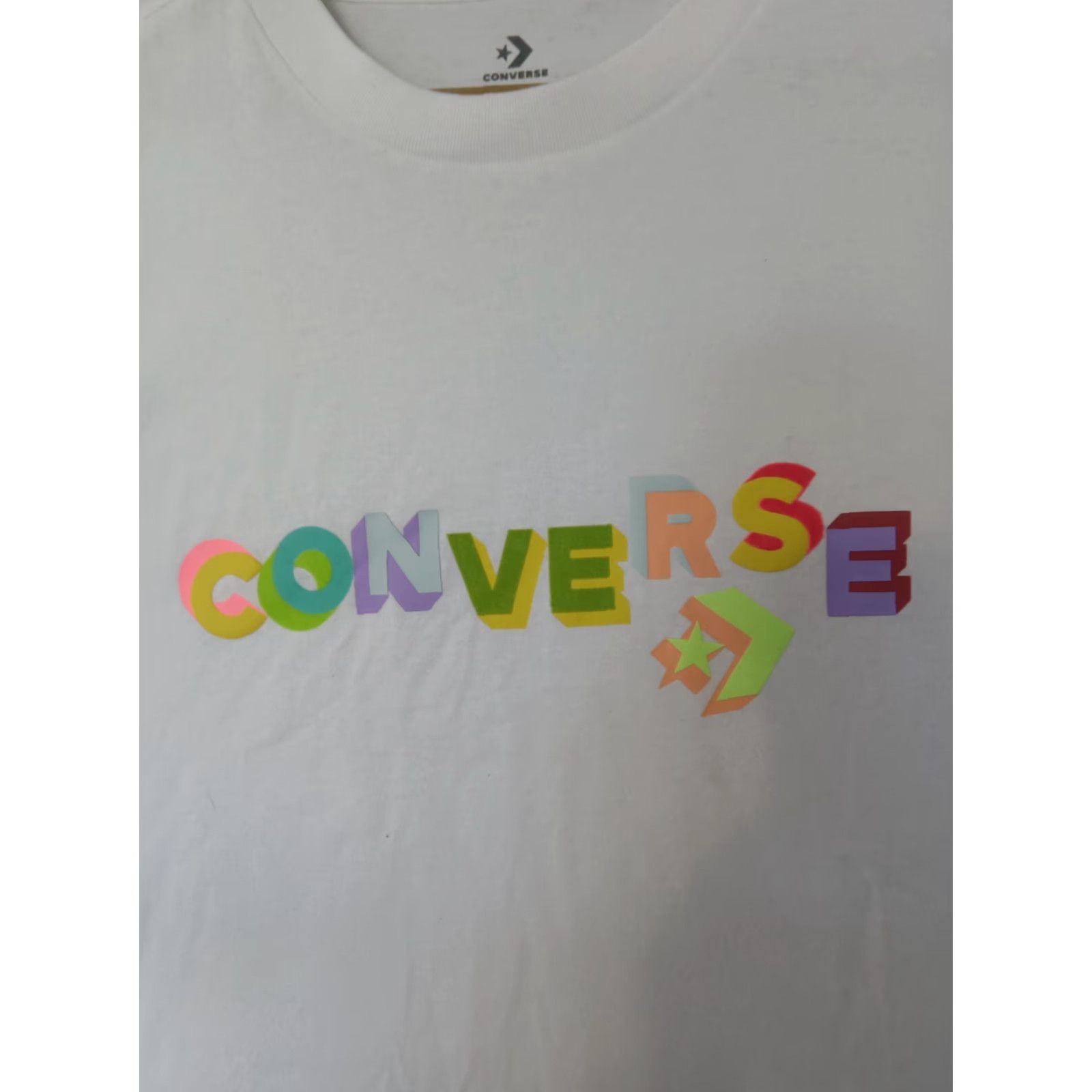 Converse Converse In The Clouds Tee Mens T Shirt White Logo Size M Size US M / EU 48-50 / 2 - 3 Thumbnail