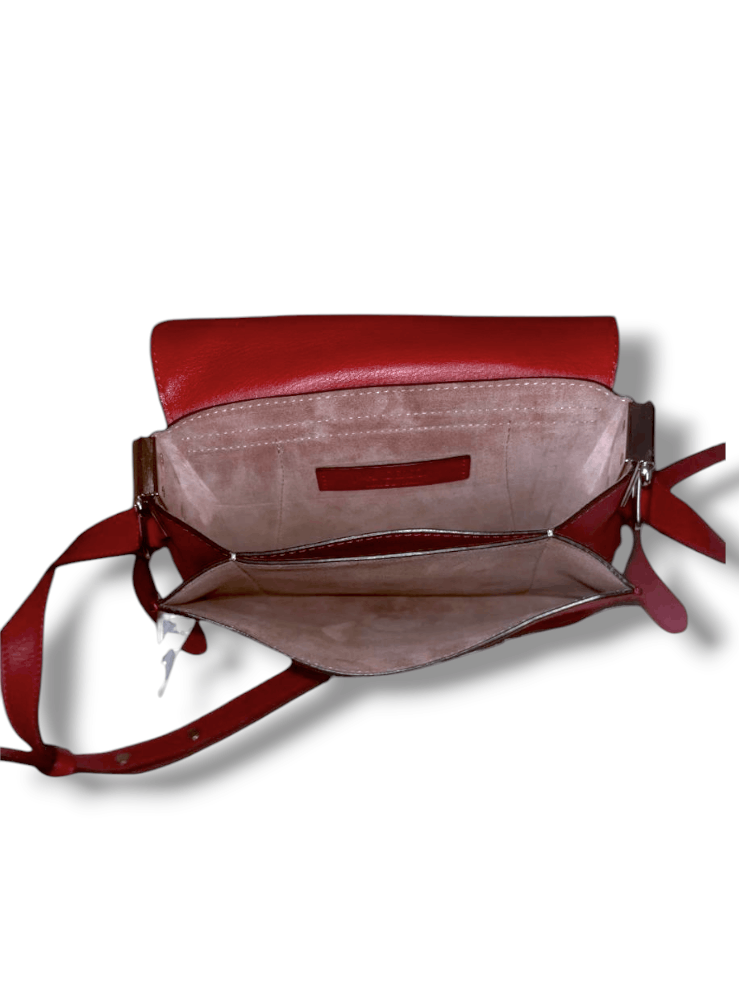 JW Anderson JW Anderson Suede / Leather Red Suede Flap Bag Size ONE SIZE - 2 Thumbnail