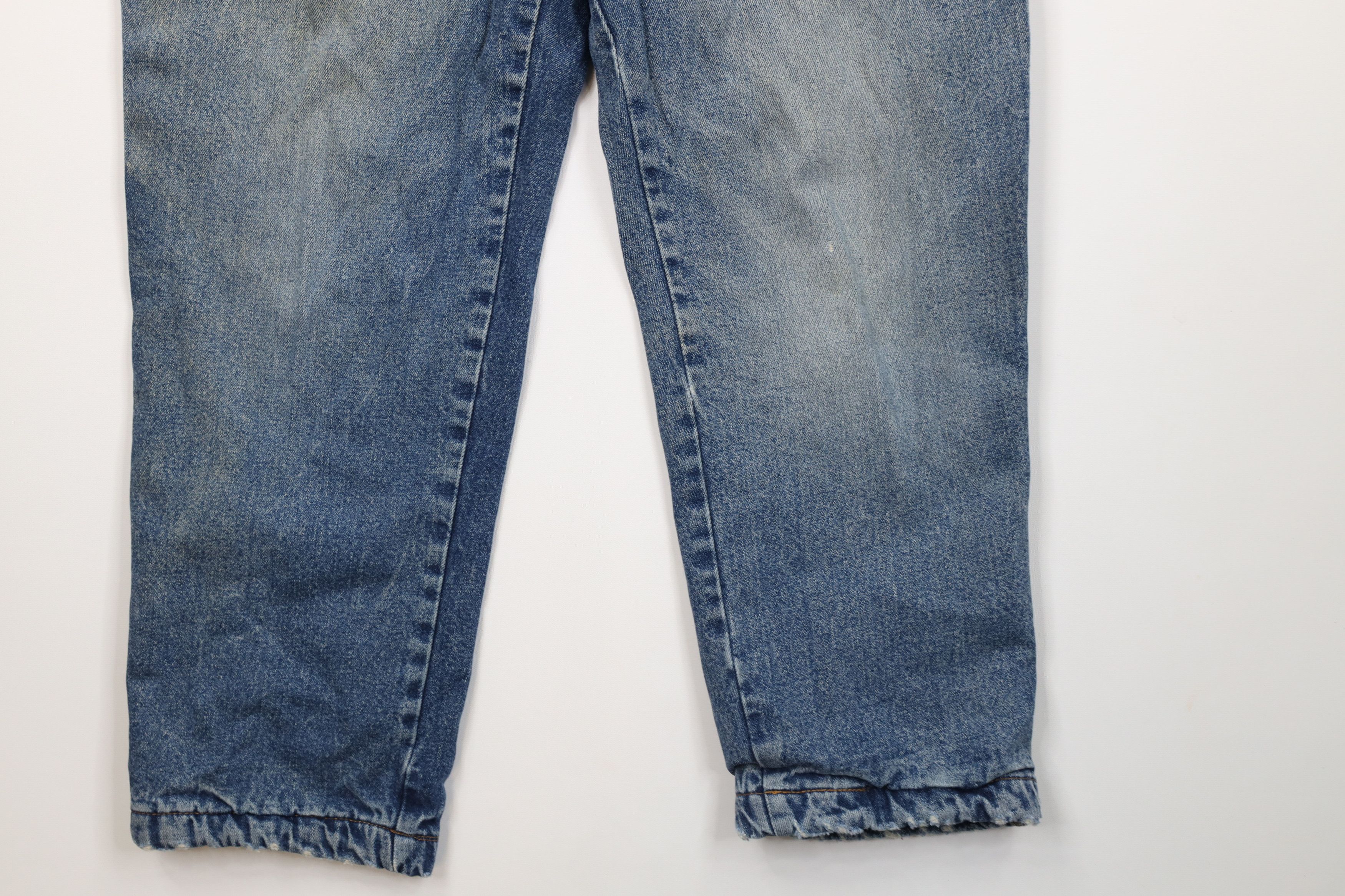 Vintage Vintage 90s Y2K Streetwear Flannel Lined Straight Leg Jeans Size US 38 / EU 54 - 5 Thumbnail