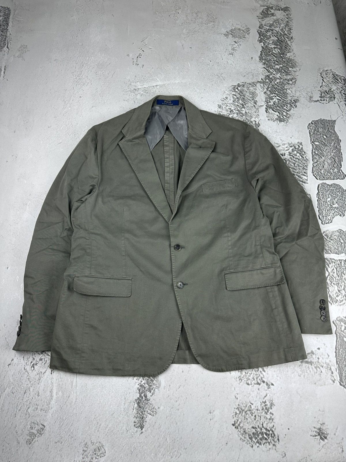 Polo Ralph Lauren Polo Ralph Lauren Blazer Unconstructed Twill Suit Jacket Size 46R - 1 Thumbnail
