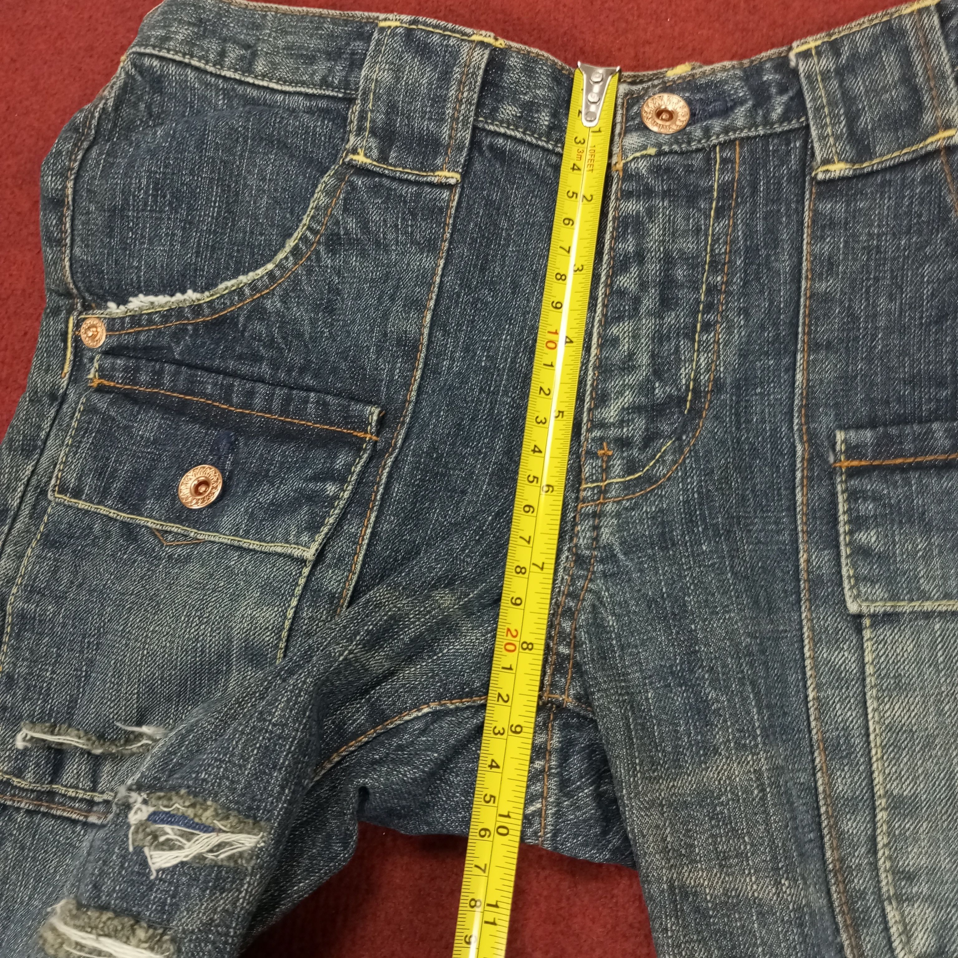 Japanese Brand Unalloyed Fashion Bush Jeans Style Streetwear Rock Punk Size 32" / US 10 / IT 46 - 8 Thumbnail