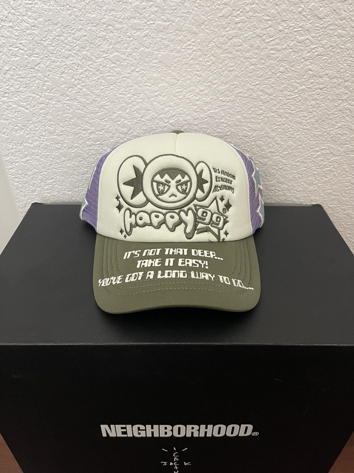 image of Happy99 Rem Star Trucker Hat, Men's