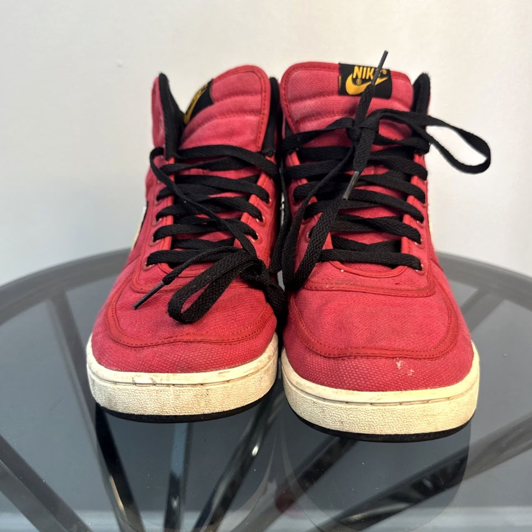 Nike VINTAGE Nike Vandal Hi Canvas Varsity Red & Yellow Athletic Sneaker 308852-671 Rare 2004 Men’s 9 Size US 9 / EU 42 - 5 Thumbnail