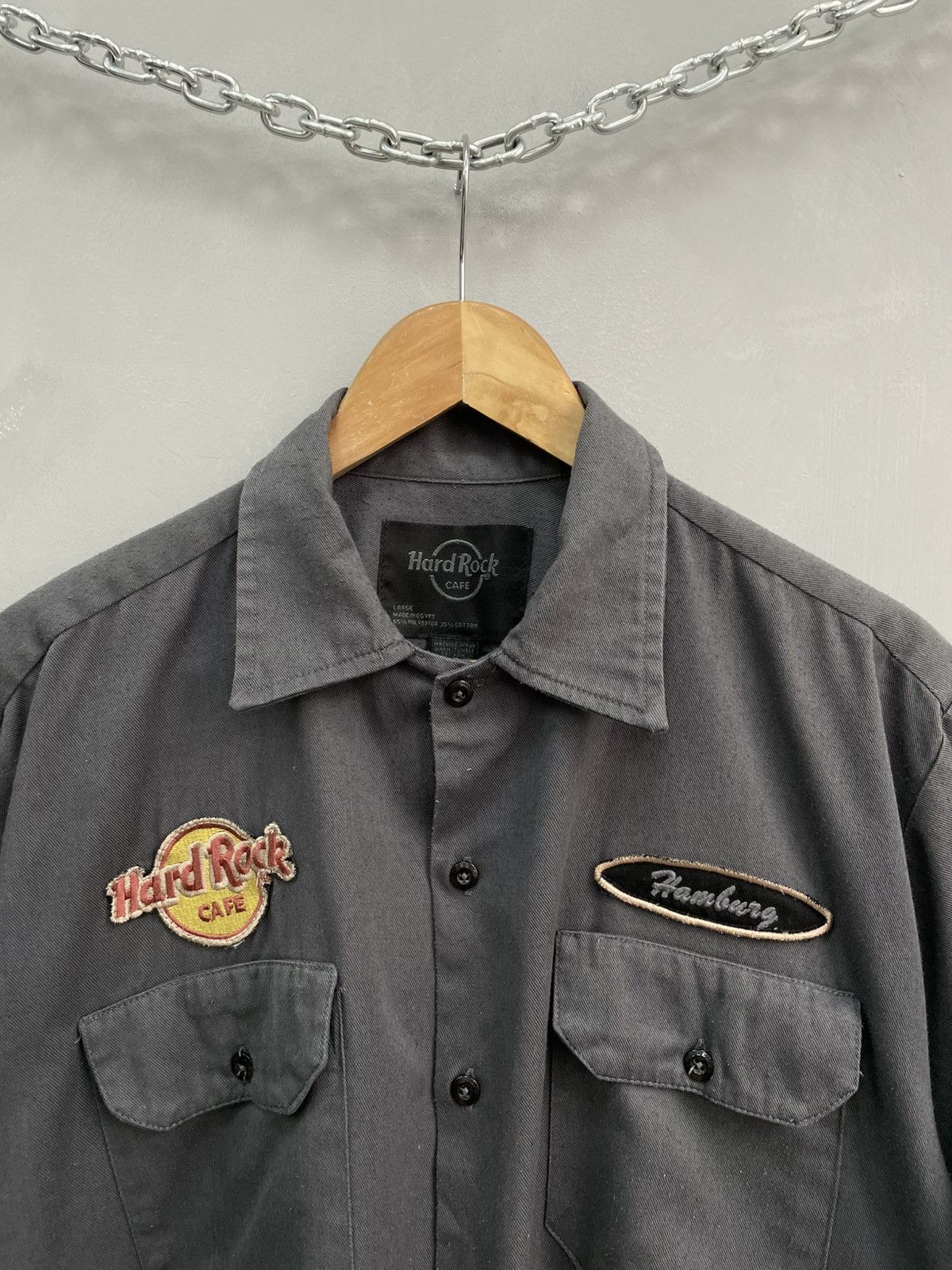 Hard Rock Cafe Hard Rock cafe retro shirt button up rare Size US L / EU 52-54 / 3 - 7 Thumbnail