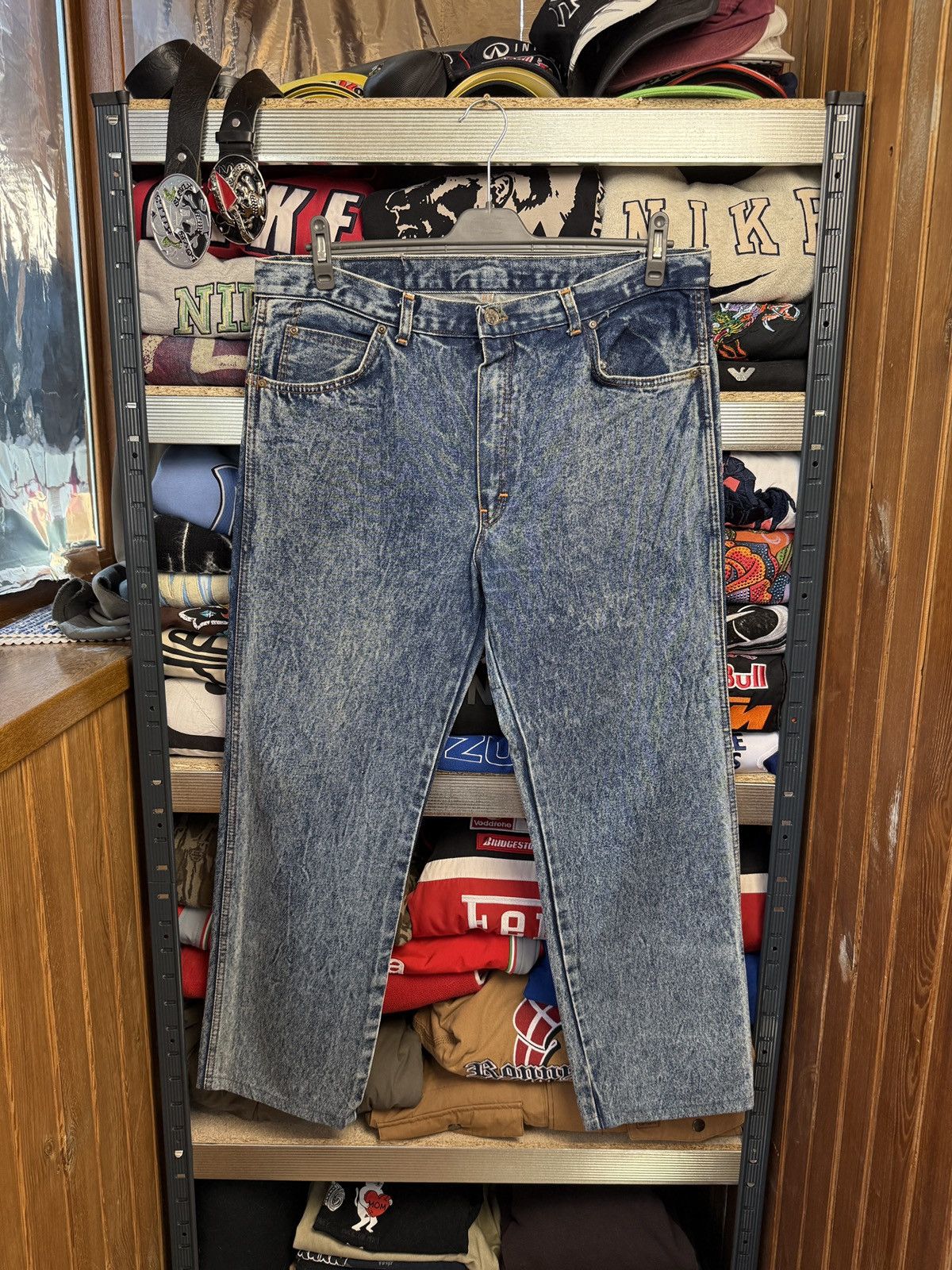 Levi's BAGGY 90s Levis 550 Denim Jeans Vintage Blue Baby Size US 38 / EU 54 - 1 Thumbnail