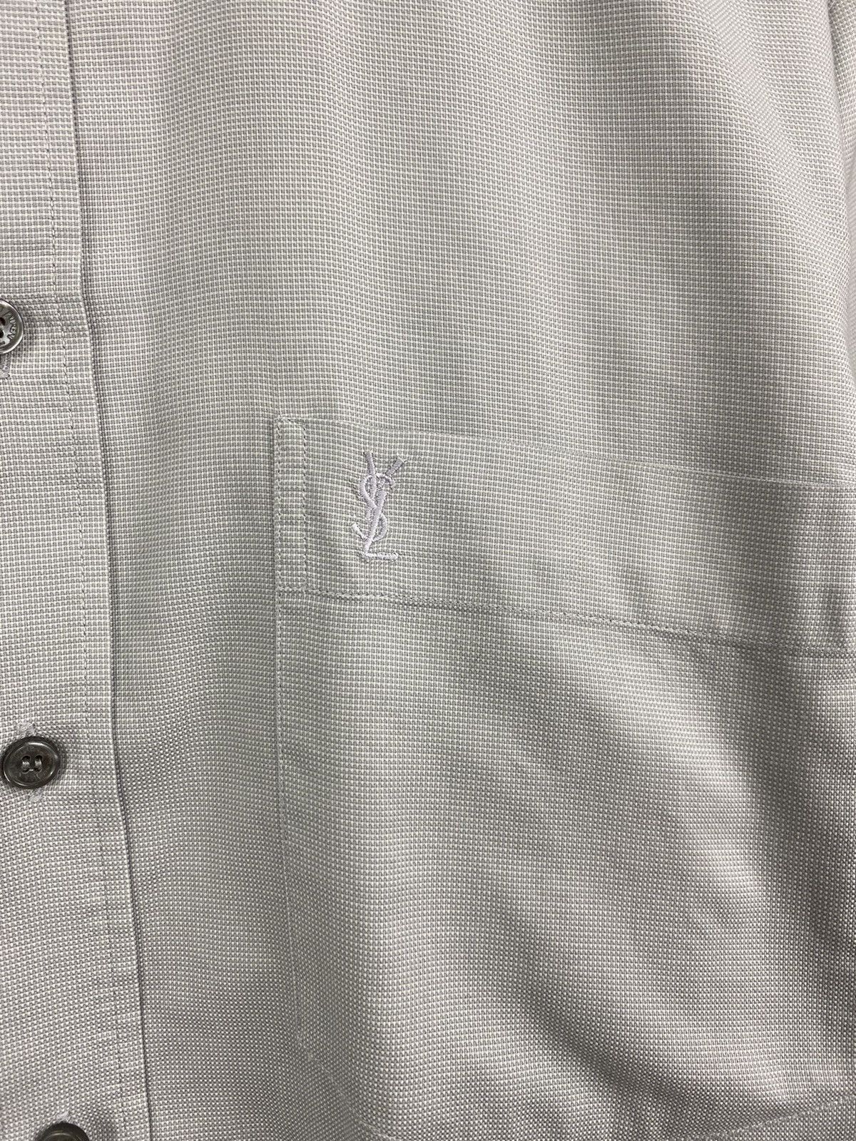 Yves Saint Laurent Vintage 90s Yves Saint Laurent YSL Shirt Rare Retro Y2K Hype Size US XL / EU 56 / 4 - 4 Thumbnail