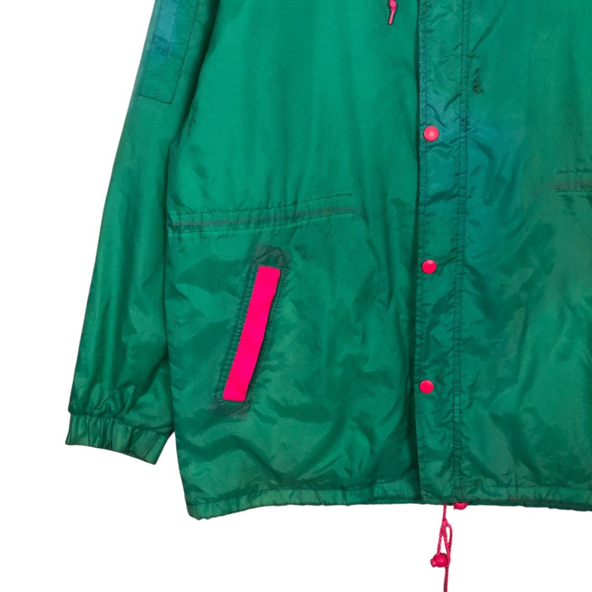 Japanese Brand 📌Vintage Bomber Jacket Sports Rainbow Apple Racing Team Size US L / EU 52-54 / 3 - 5 Thumbnail
