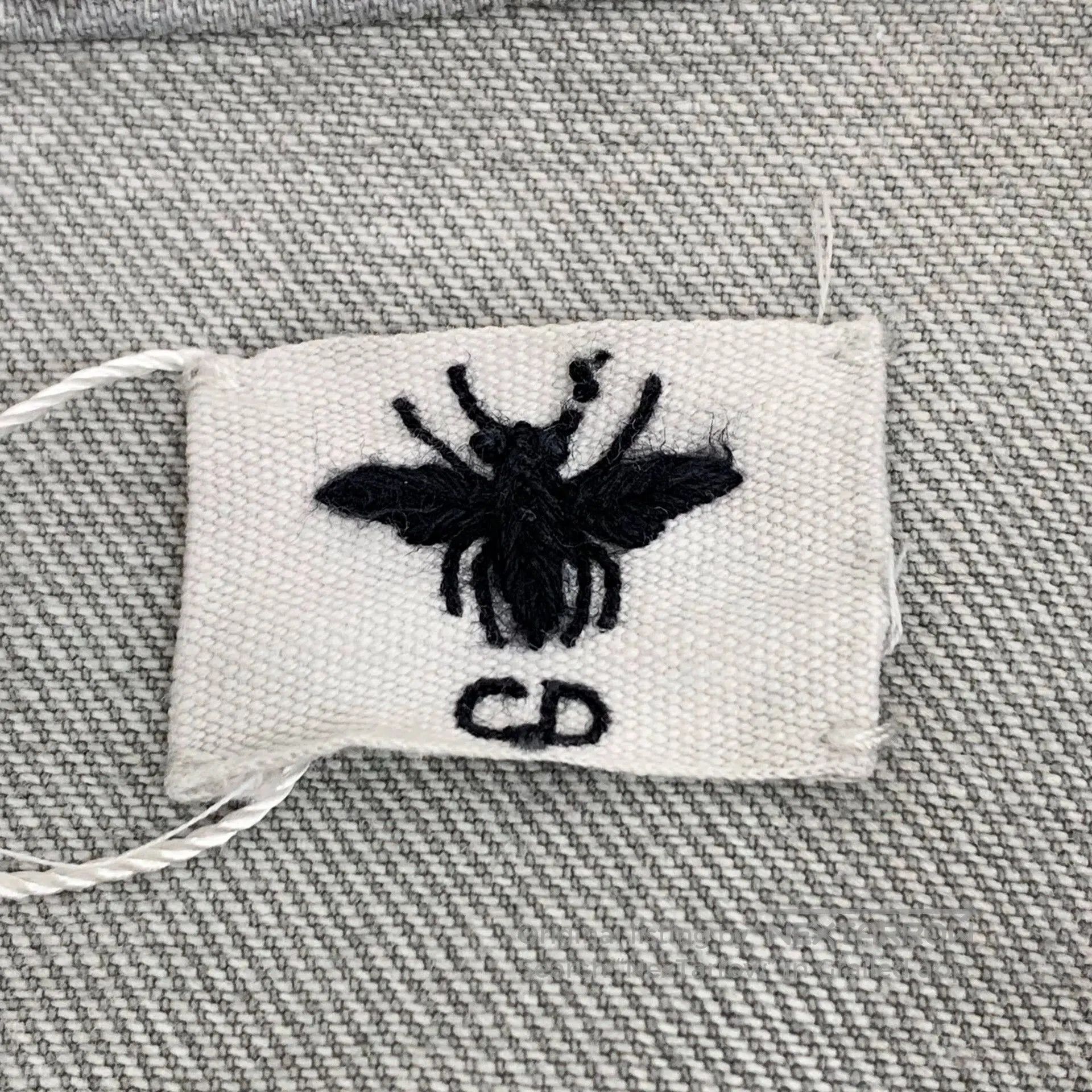Dior Dior Gray Washed Bee Embroidery Denim Jacket. Size US S / EU 44-46 / 1 - 6 Thumbnail