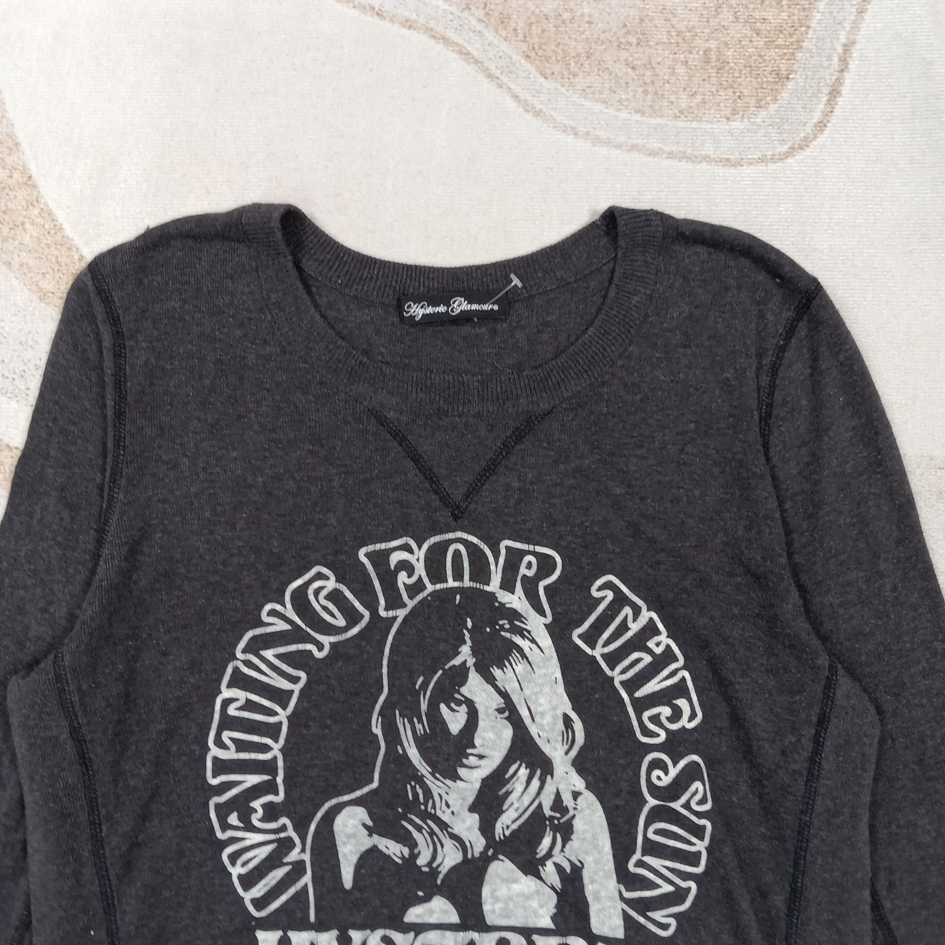Hysteric Glamour Hysteric Glamour Japanese Brand Sweatshirt C276N51 Size US M / EU 48-50 / 2 - 2 Thumbnail