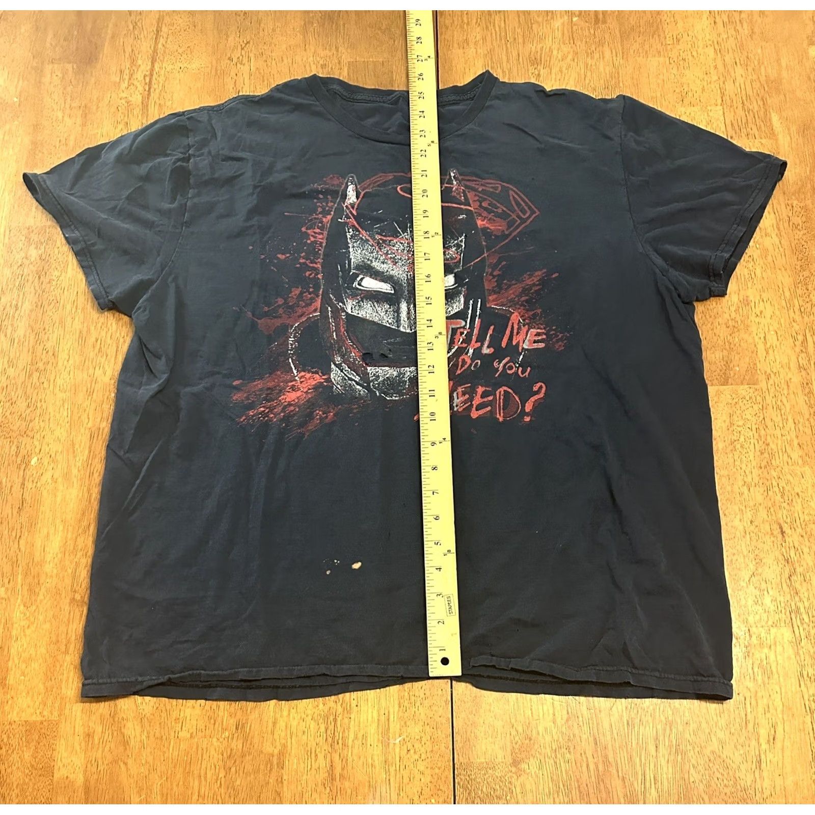 Vintage Batman Vs. Superman Tell Me Do You Bleed? T Shirt Comic XL Size US XL / EU 56 / 4 - 7 Thumbnail