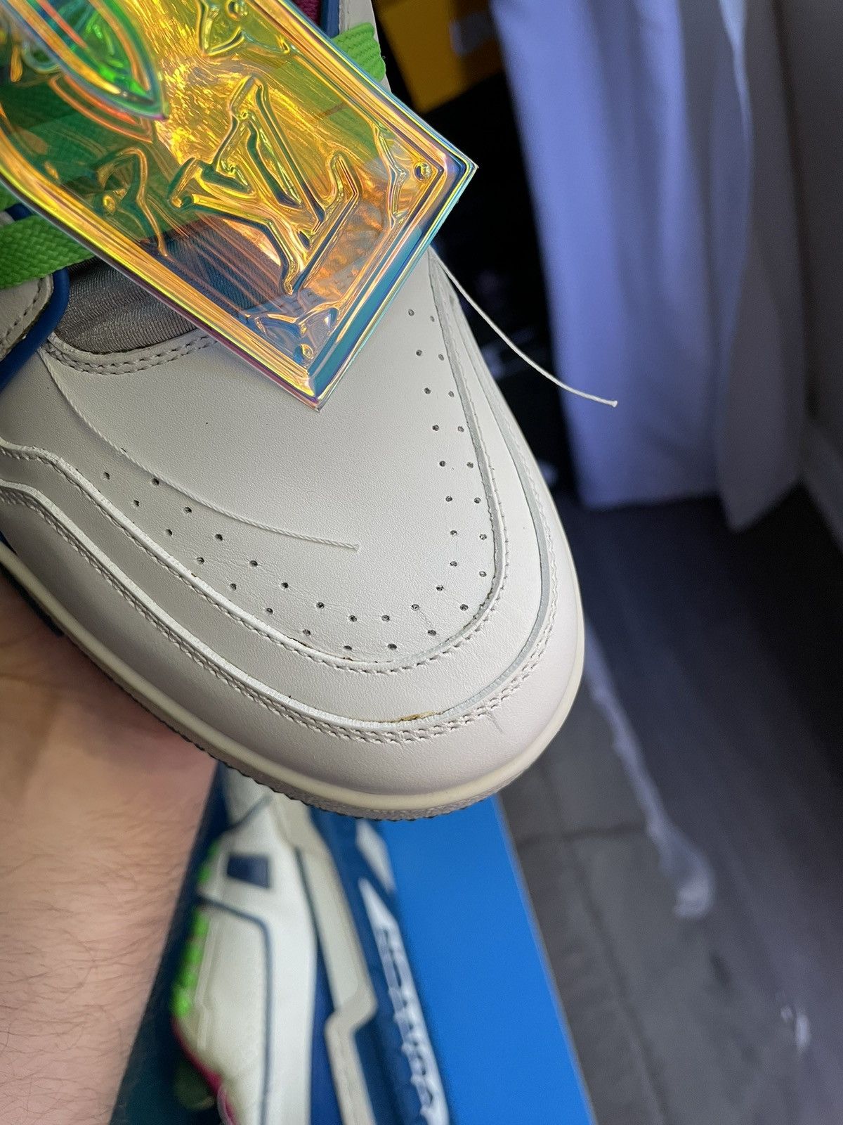 Louis Vuitton Louis Vuitton SoHo Exclusive White Upcycled Trainer Sneaker Size US 8 / EU 41 - 13 Thumbnail