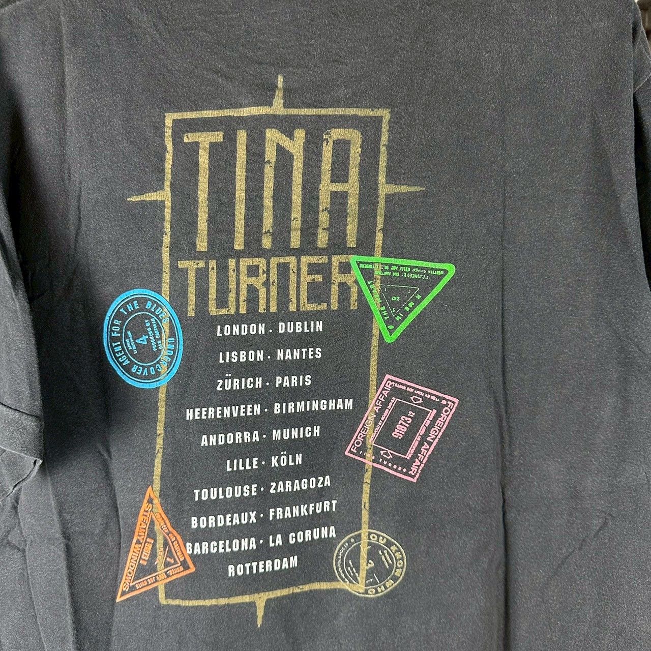 Band Tees × Vintage Vintage 90s Tina Turner Foreign Affair World Tour Promo Tee Size US XL / EU 56 / 4 - 3 Thumbnail