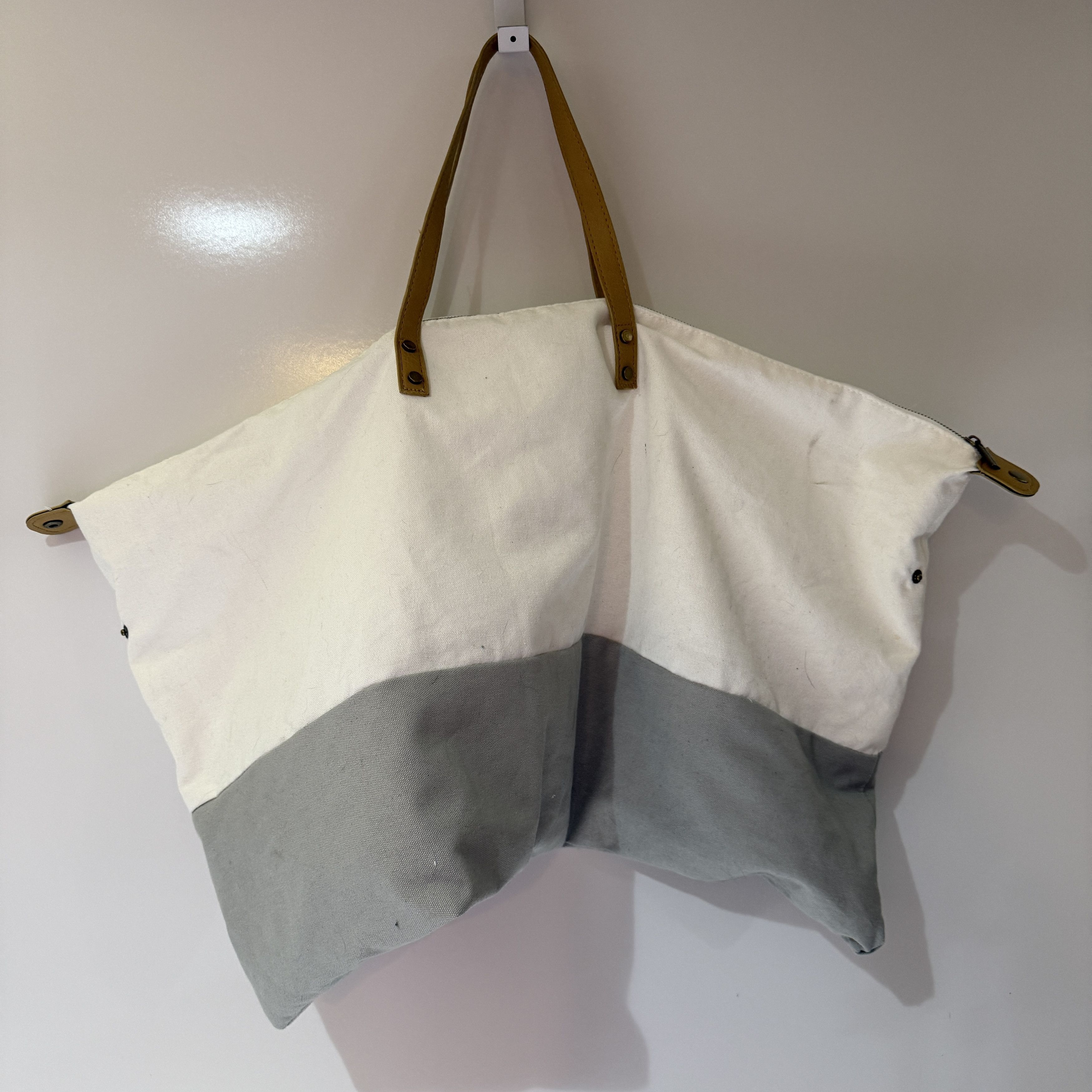Other Cozy Earth Cotton Canvas Faux Leather Size ONE SIZE - 3 Thumbnail