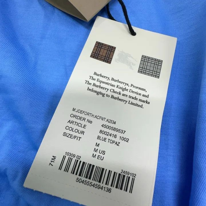 Burberry Burberry Burberry Cotton Short Sleeve T-Shirt for Men-2507 Size US M / EU 48-50 / 2 - 8 Thumbnail