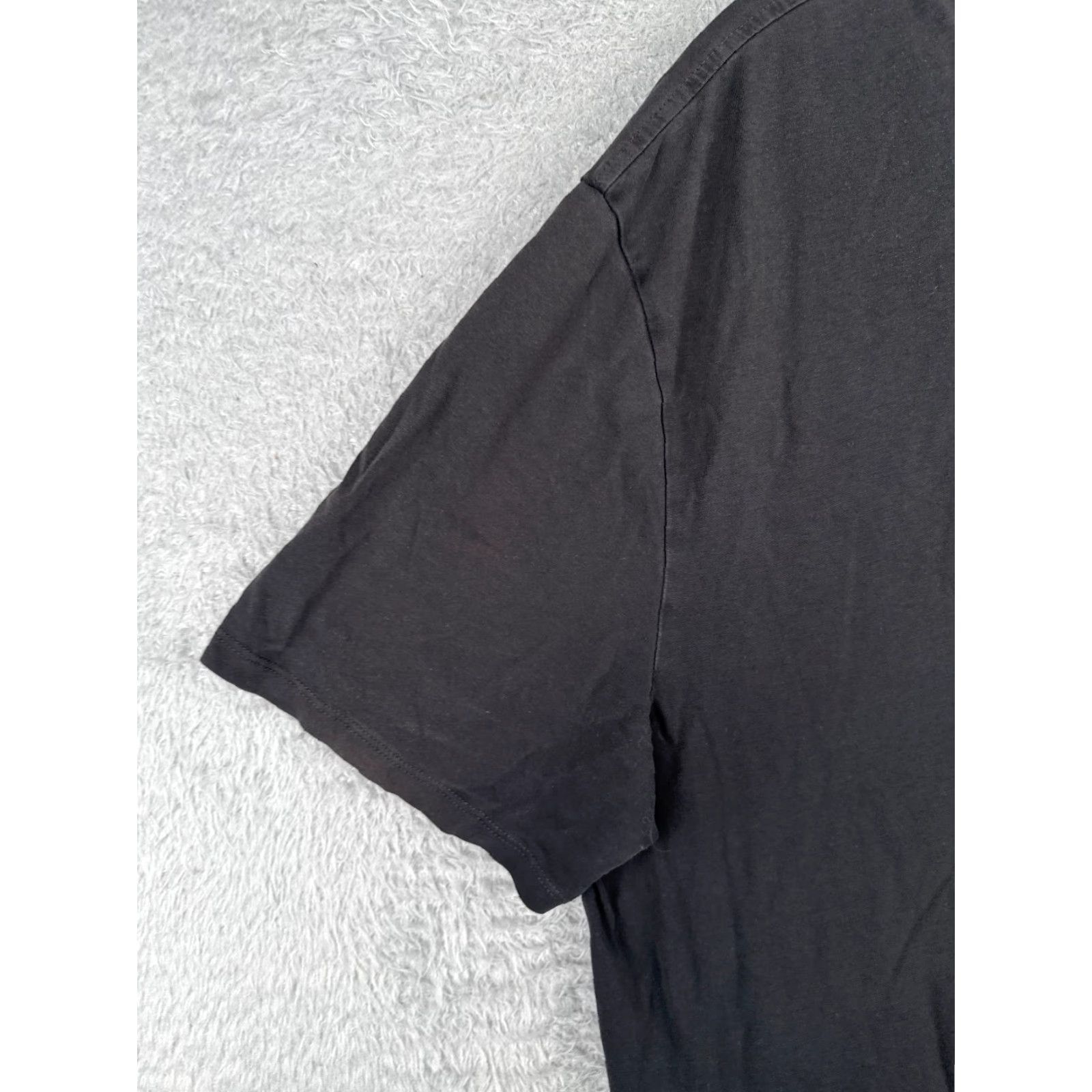 Tommy Hilfiger Tommy Hilfiger Shirt Adult Extra Large Black Short Sleeve Crew Neck Cotton Blend Mens Size US XL / EU 56 / 4 - 3 Thumbnail